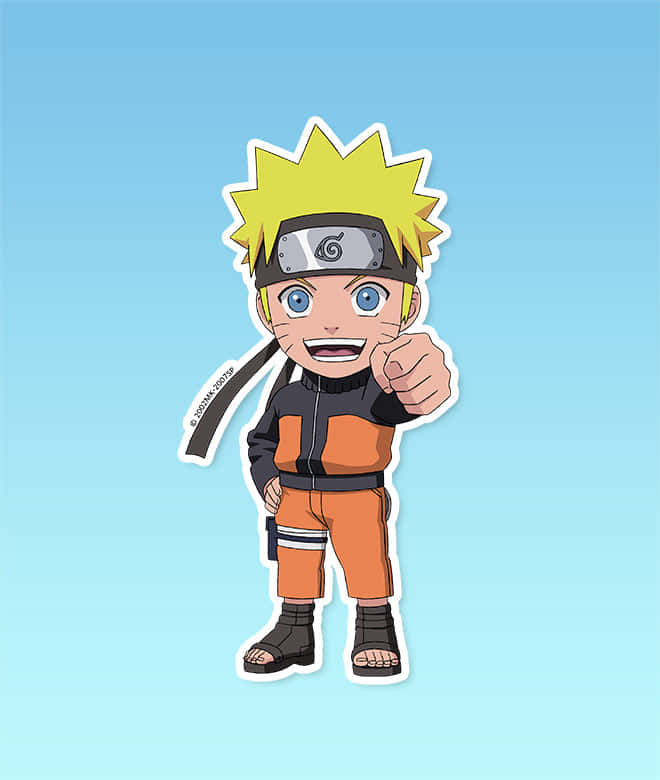 "A Chibi Naruto With Rasengan!" Wallpaper