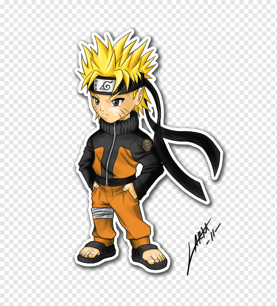 Chibi Naruto and his Friends from the Naruto Universe Wallpaper