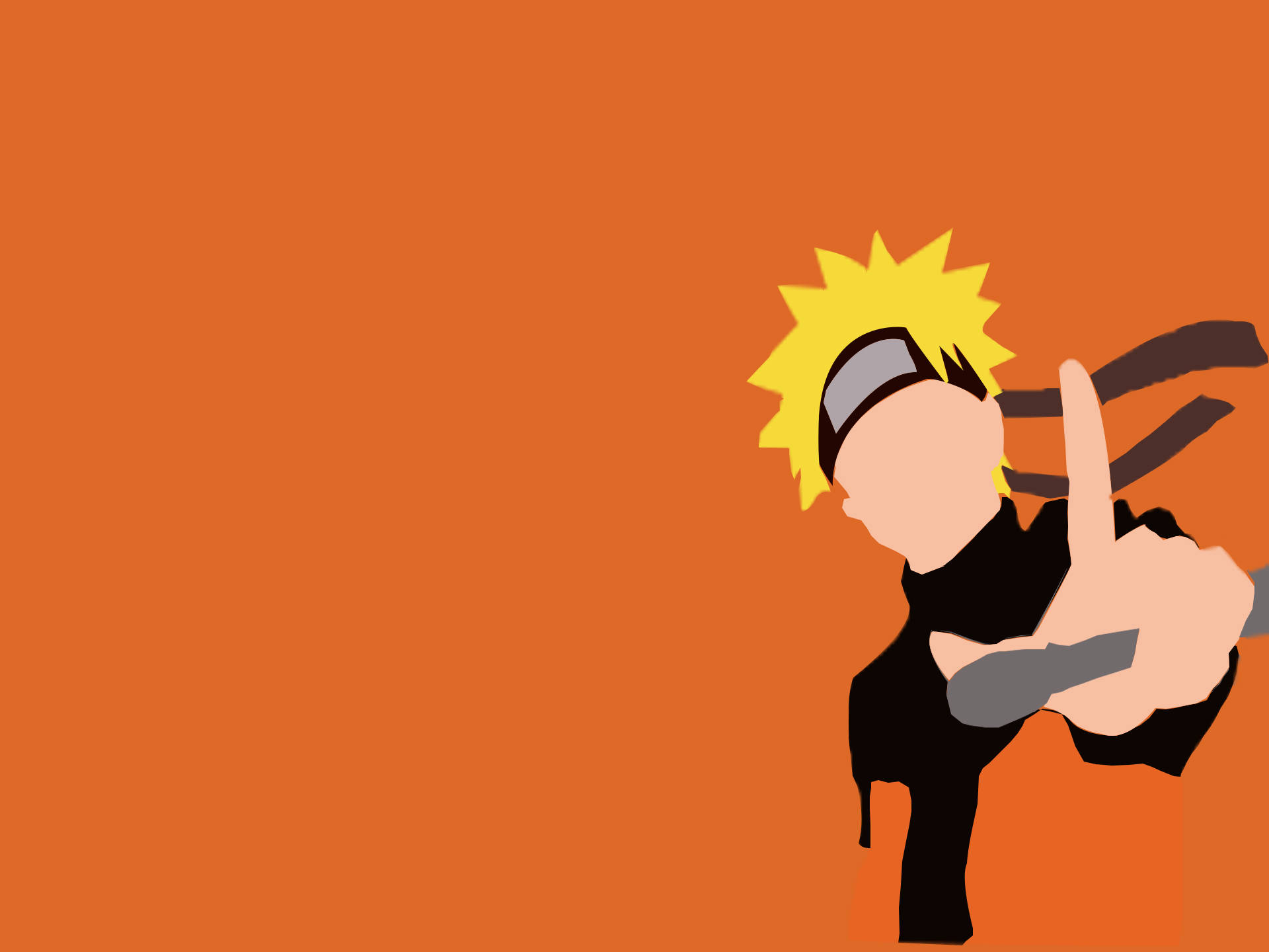 Pôsterde Arte Digital Do Naruto. Papel de Parede