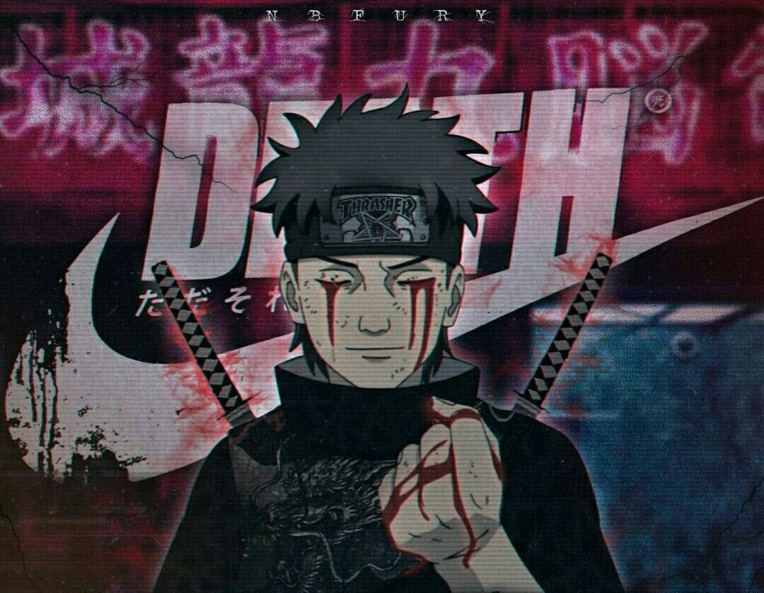 Naruto Drip In All Black Outfit Wallpaper