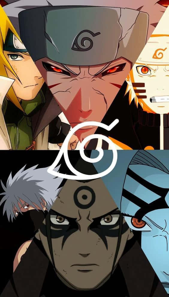 Glielettrizzanti Occhi Gialli Di Naruto Sfondo