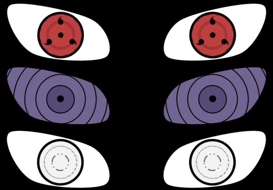 Naruto Eyes Collection PNG