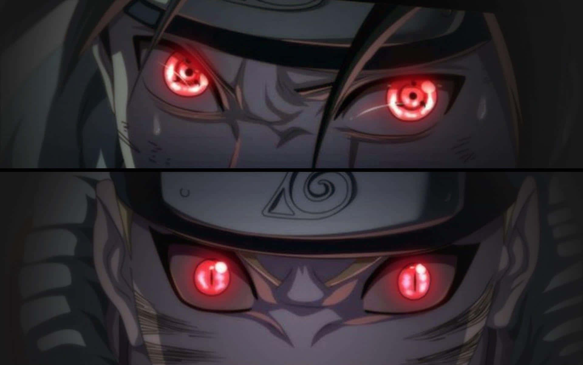 Sutte sigpå Narutos øjne Wallpaper