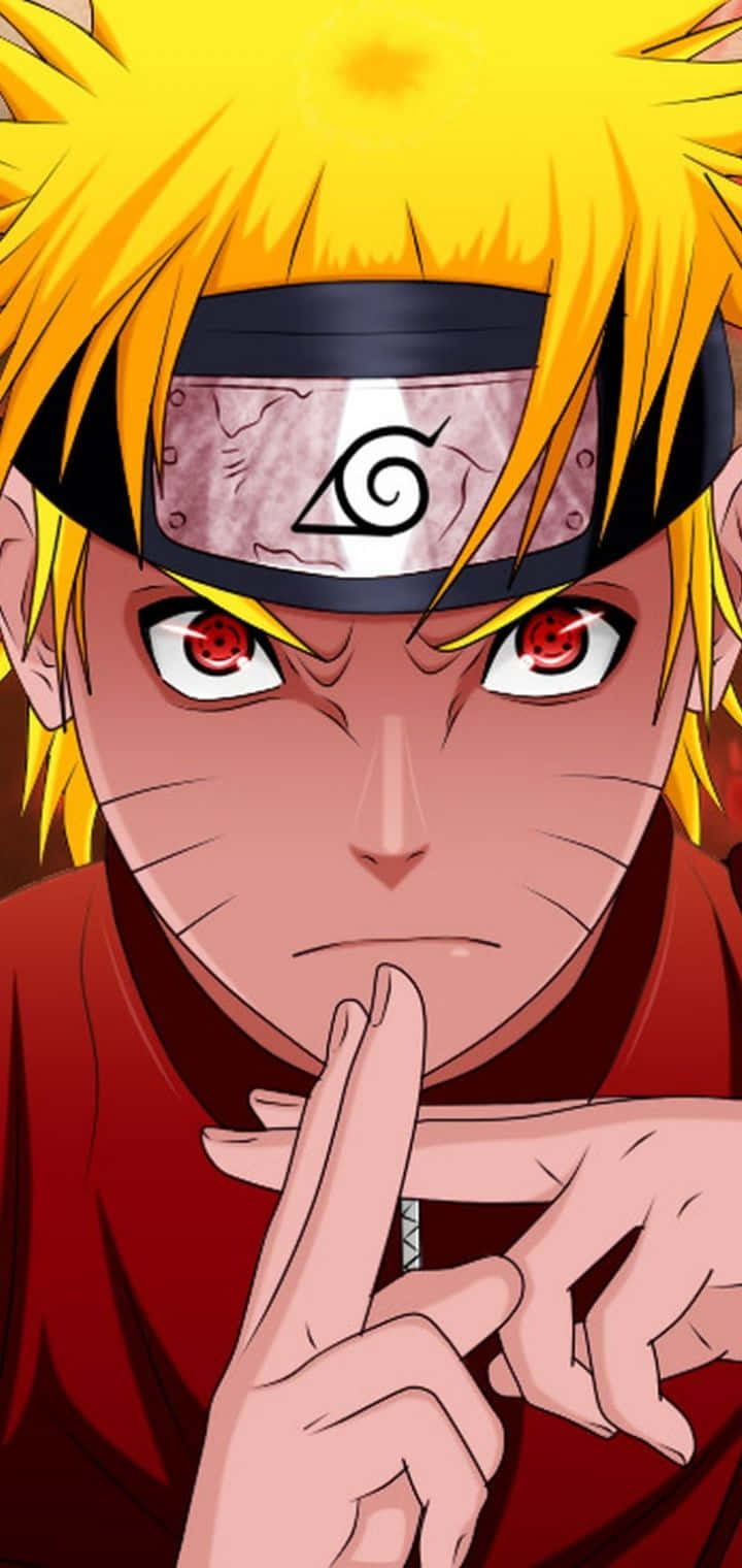 Voltodi Naruto Nella Forma Completa Di Kyubi. Sfondo