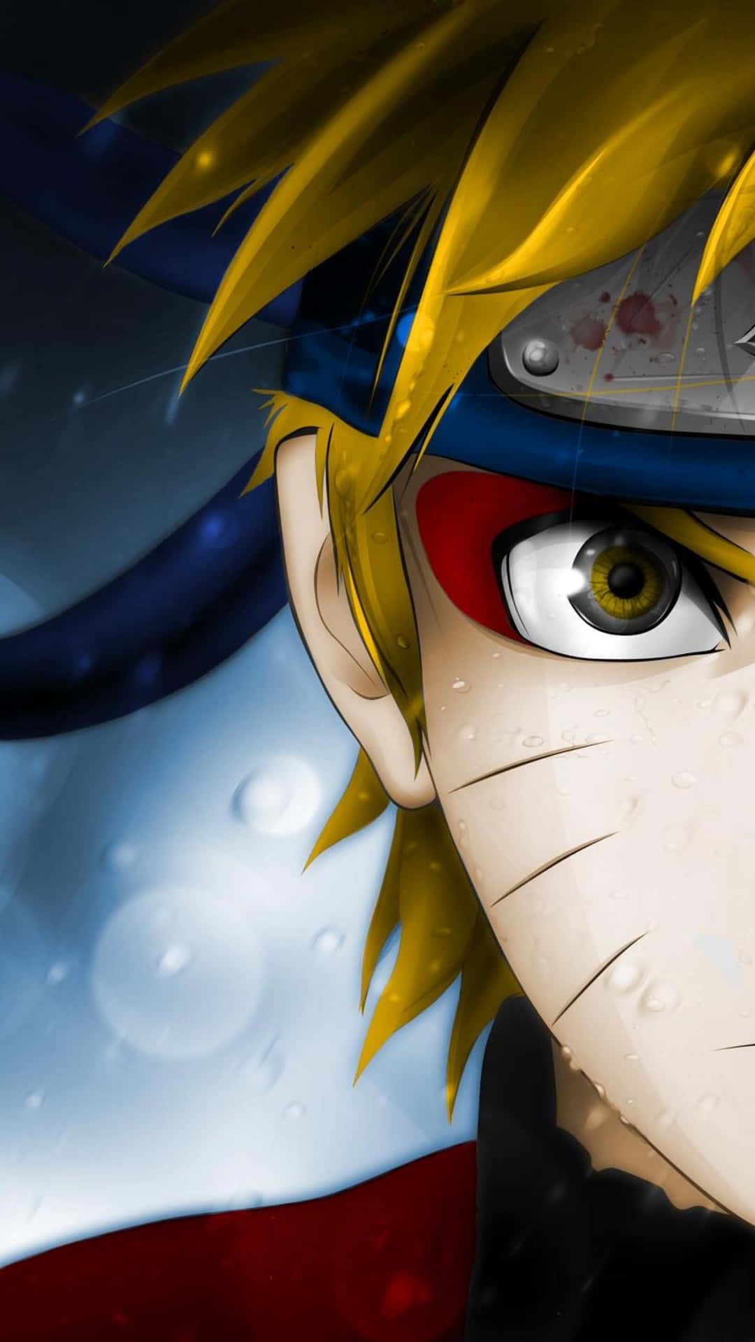 Naruto Face Sennin Kyubi Mode Wallpaper