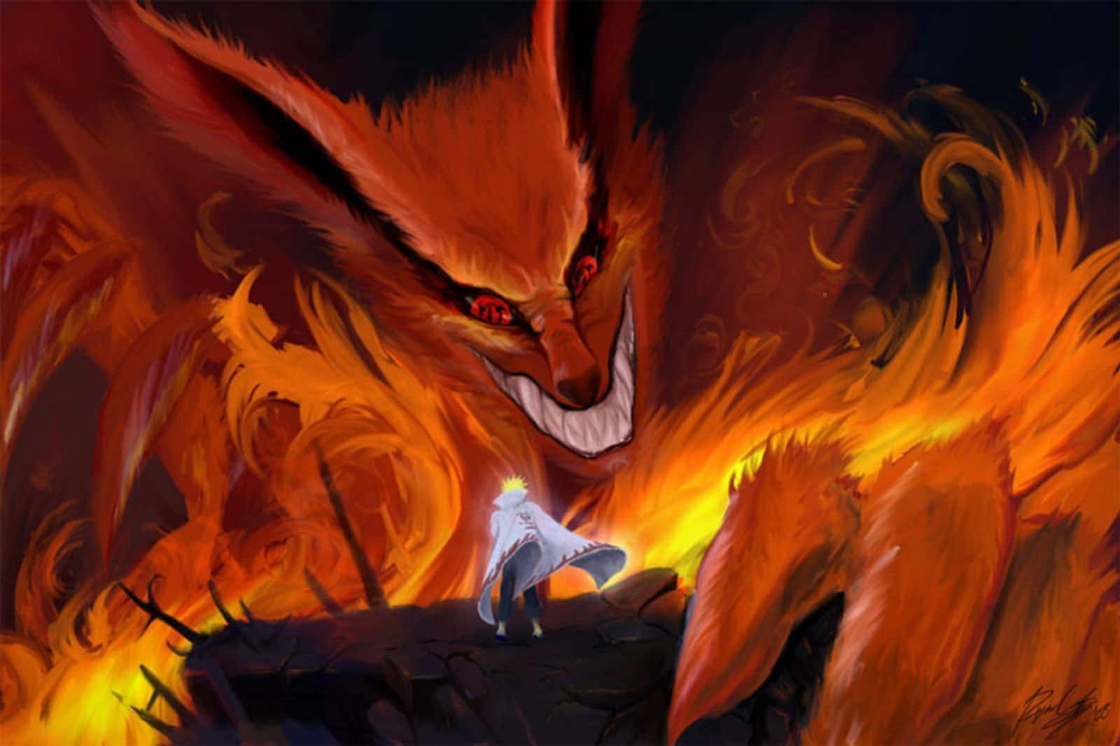 Naruto Fire Fox Wallpaper