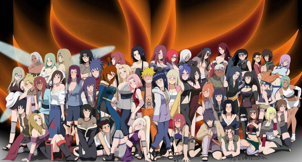 Fanartde Las Chicas De Naruto Fondo de pantalla