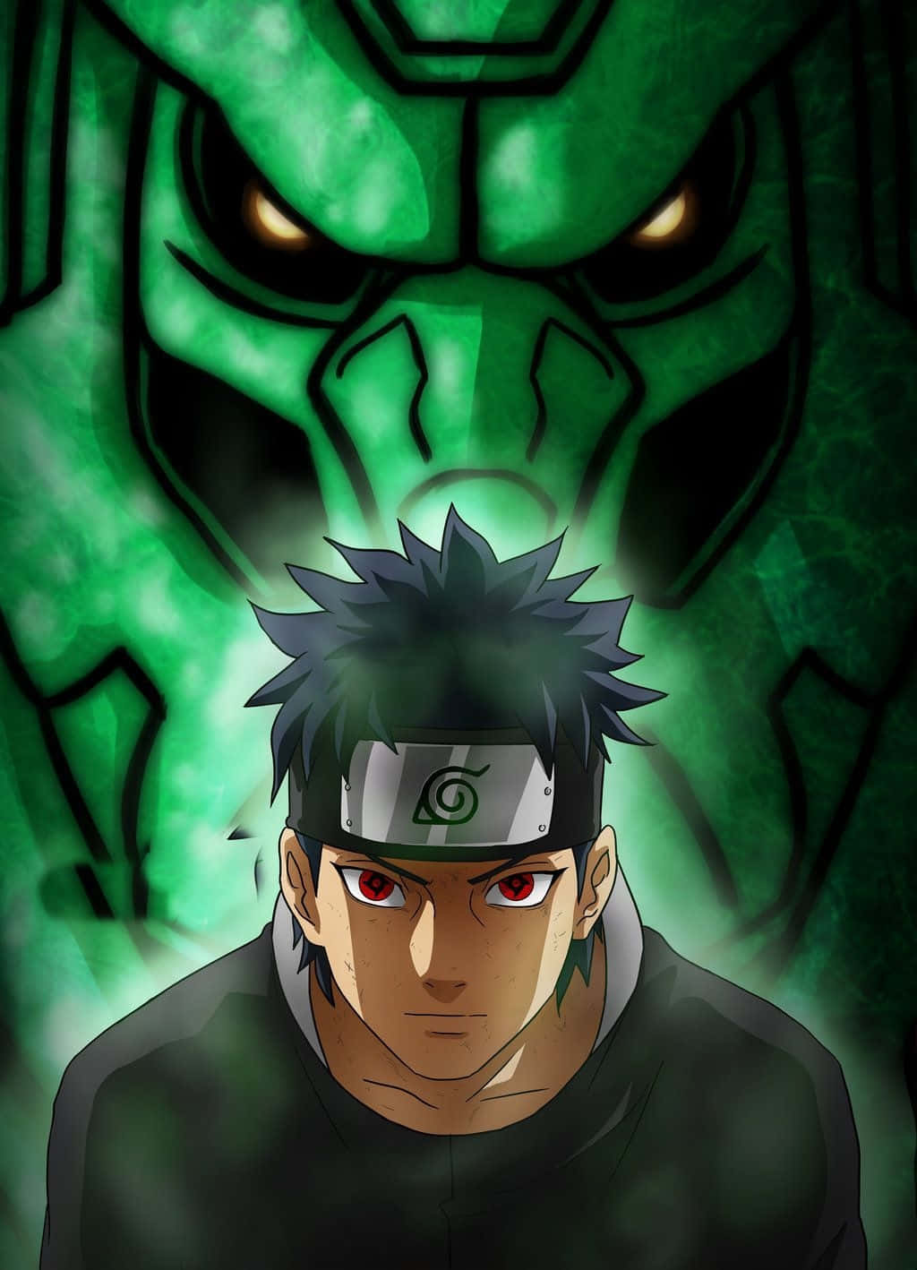 Upplevkraften I Naruto Green Med Din Dator- Eller Mobilbakgrundsbild! Wallpaper