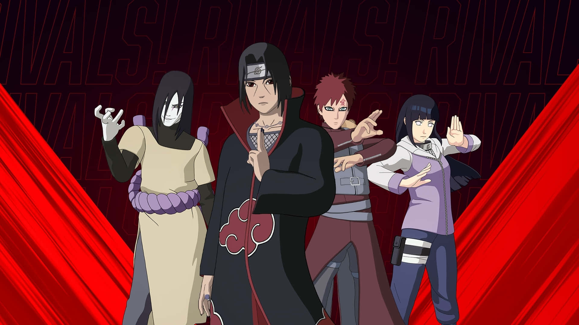 Unidoscomo Equipo 7, Naruto Y Sus Compañeros Ninjas Se Mantienen Juntos Para Proteger A Su Aldea De Cualquier Daño. Fondo de pantalla