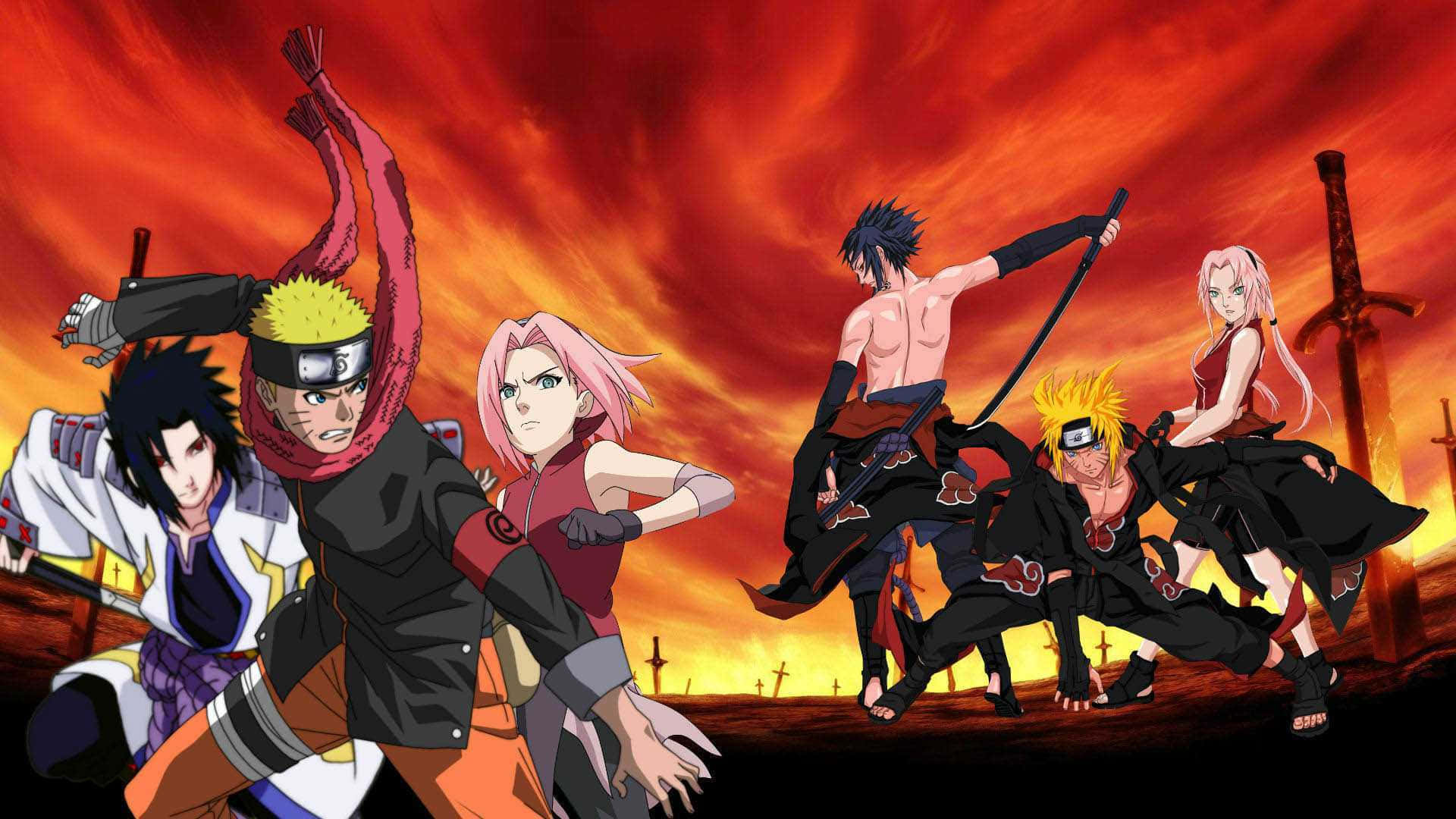 "The Legendary Naruto Group United!" Wallpaper
