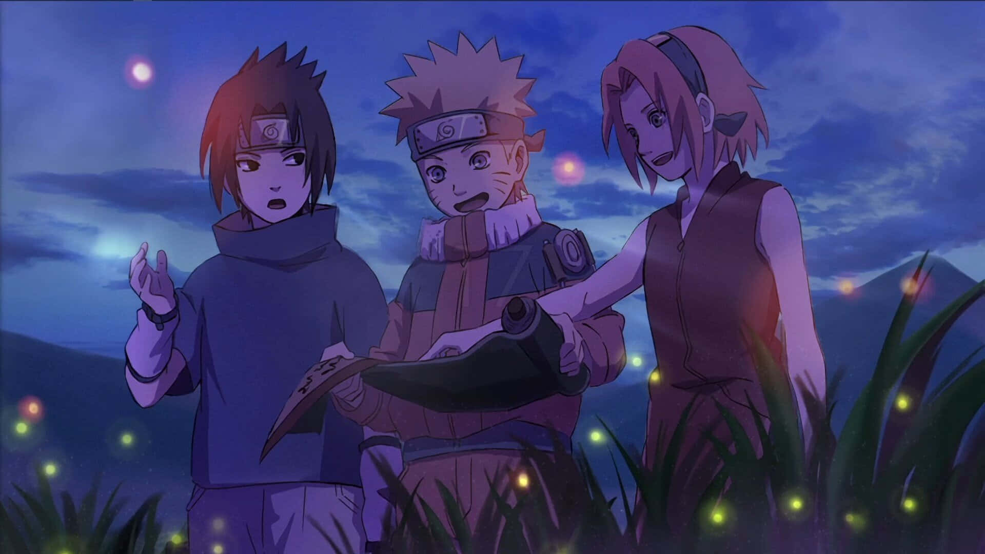 Elgrupo Naruto, Listo Para Enfrentar Cualquier Desafío Fondo de pantalla