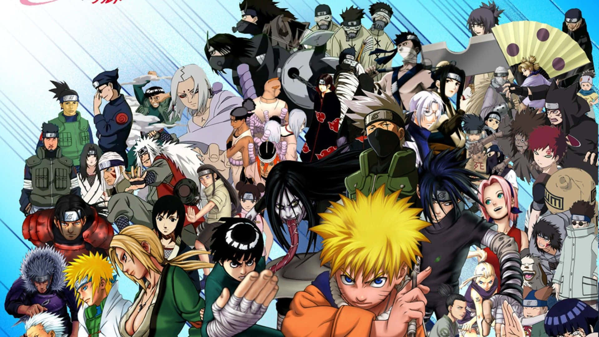 Naruto gruppen — Forenet af en fælles mission. Wallpaper