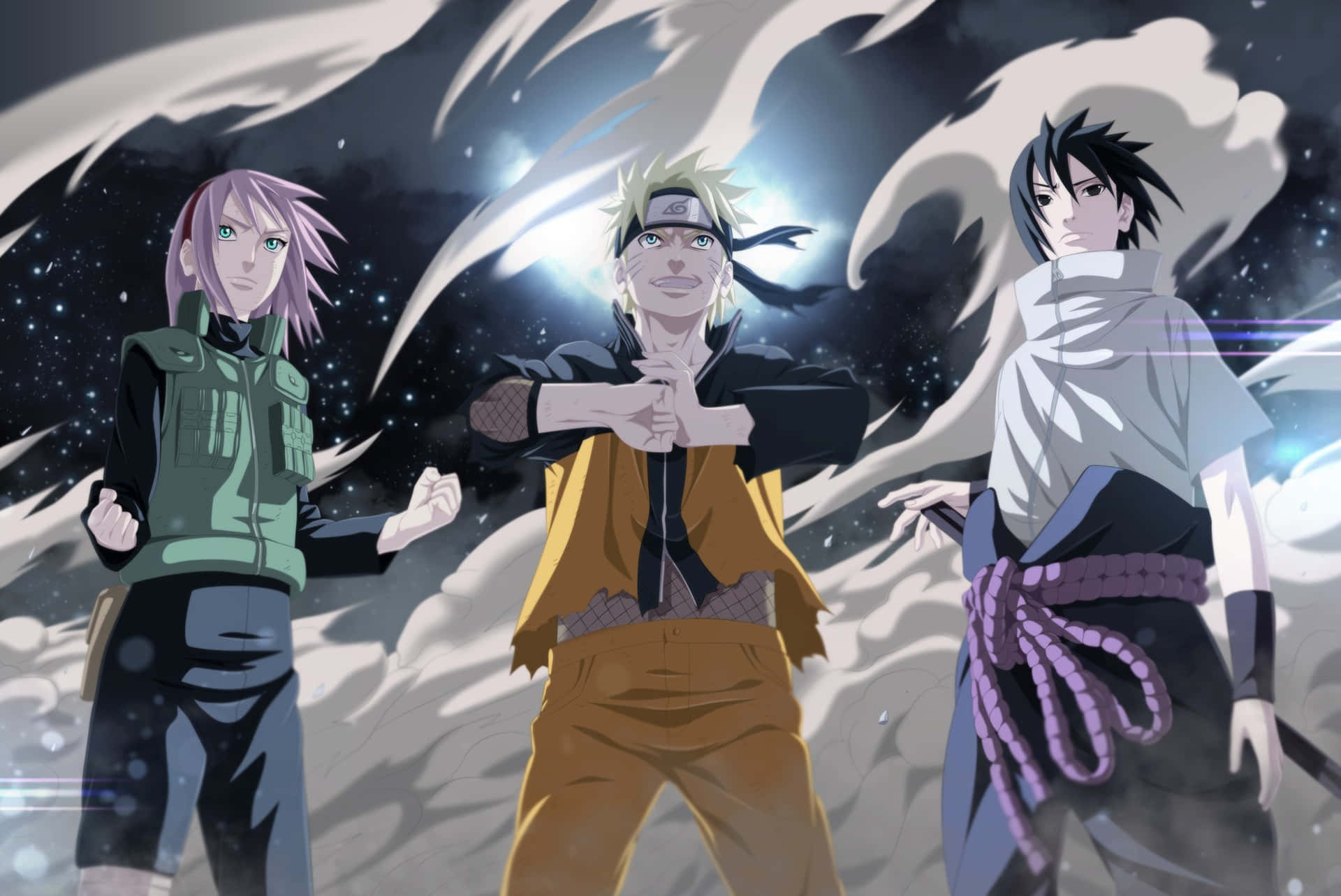 Sammen for evigt: Naruto-gruppen Wallpaper