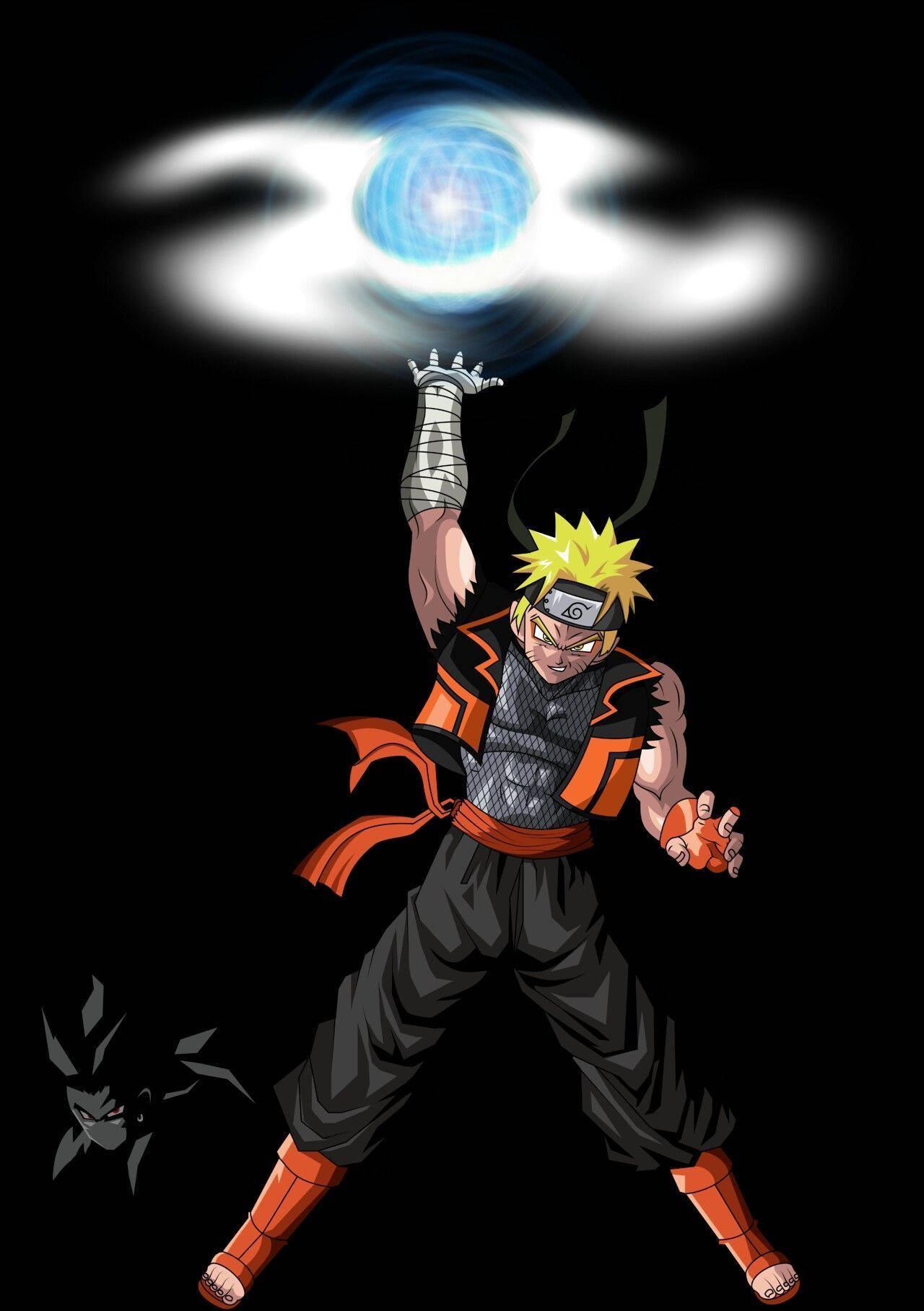 Naruto ser cool ud i Gucci lilla. Wallpaper