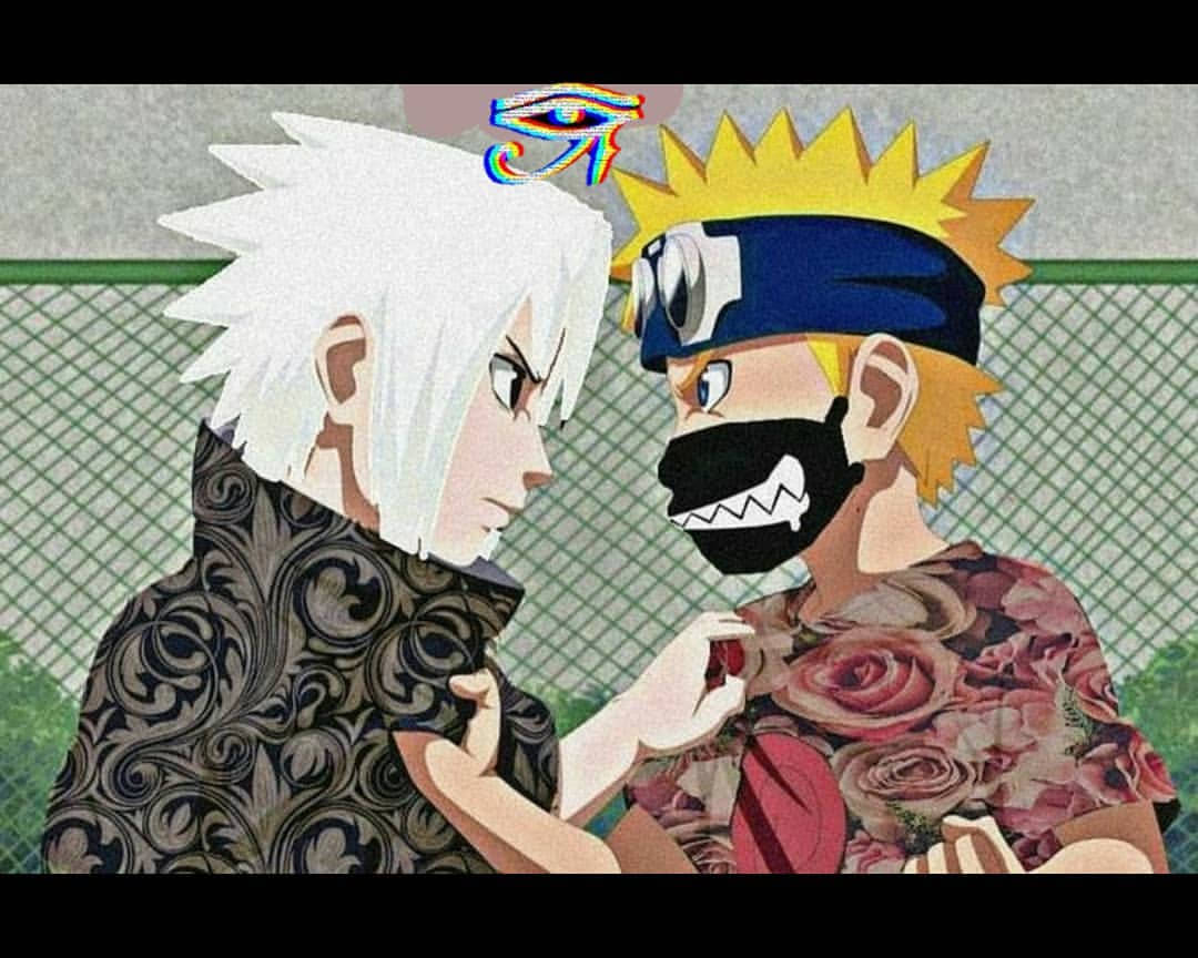 Fashion Mashup: Naruto and Gucci Wallpaper