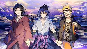 Wallpaper:  Naruto Itachi Uchiha og Sasuke Wallpaper Wallpaper