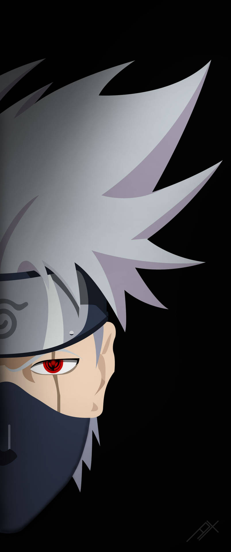 Naruto Kakashi Grey Hair Wallpaper