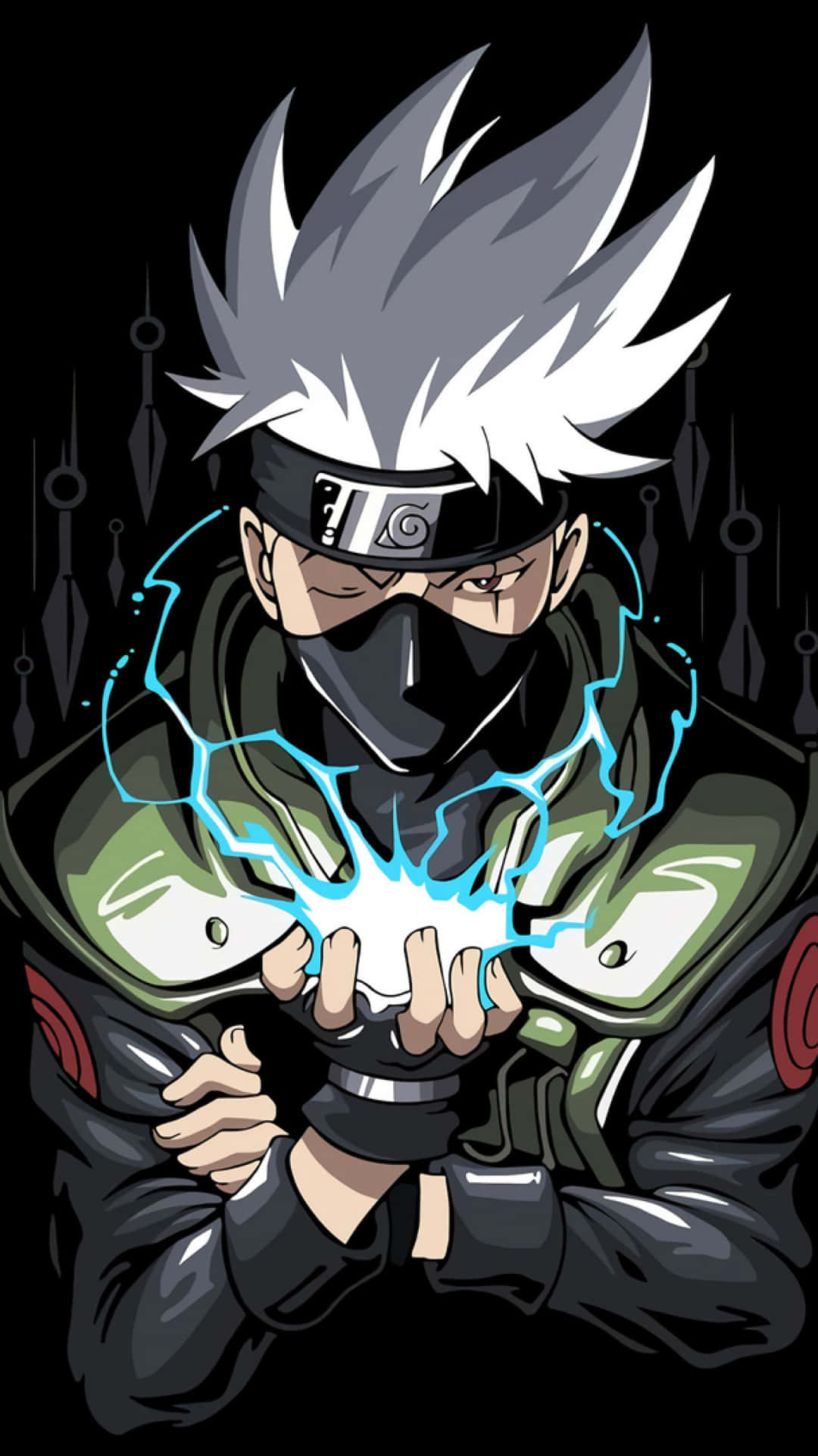 Naruto Kakashi Lightning Technique Wallpaper