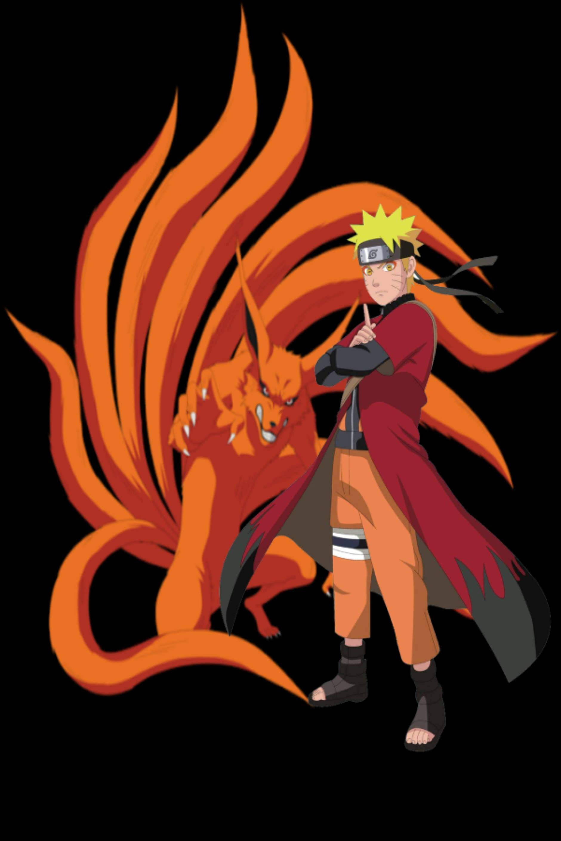 Naruto Kurama And Uzumaki Characters Wallpaper