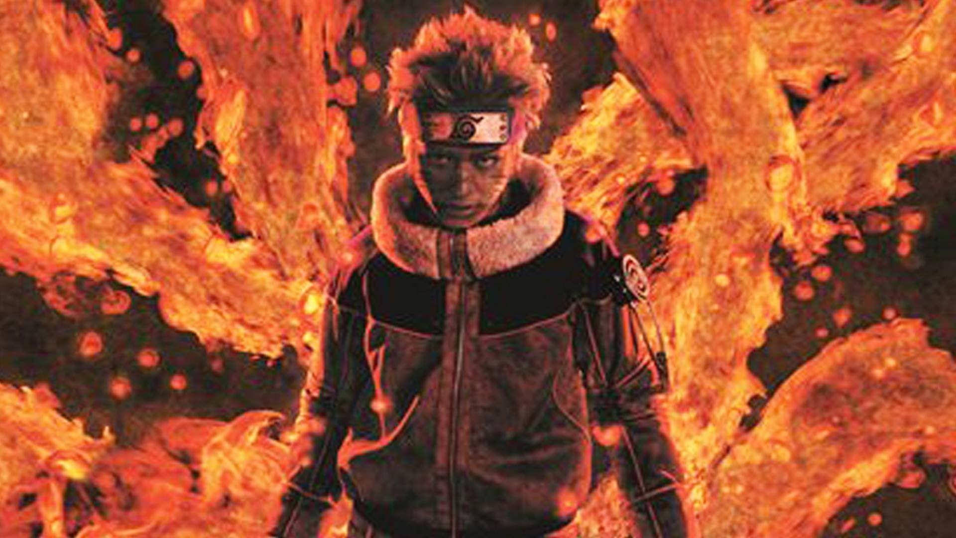 Naruto Live-action Flaming Tails Wallpaper