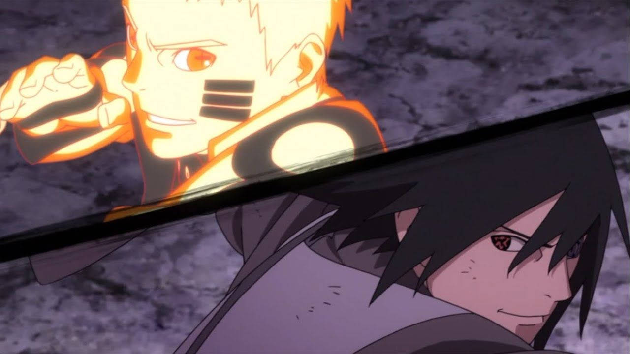 Naruto Live Sasuke Fight Em Tela Dividida Papel de Parede