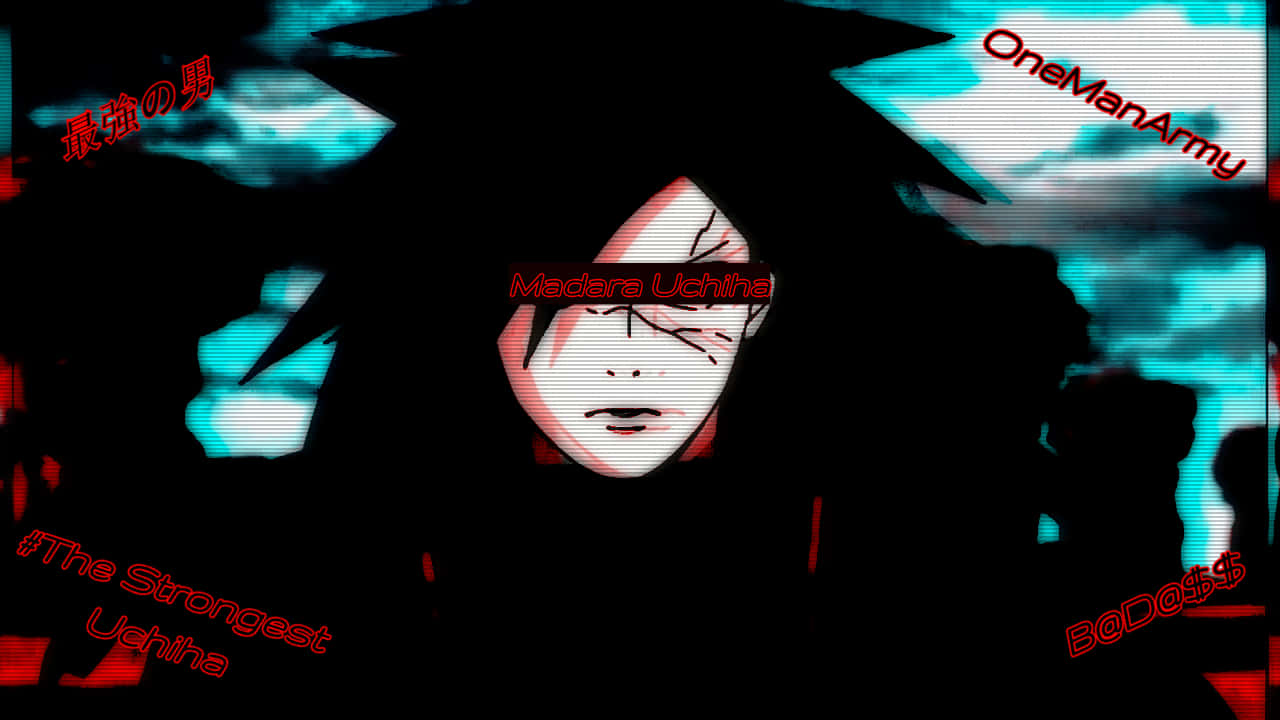 Madarauchiha, Den Legendariske Ninjan Från Naruto. Wallpaper