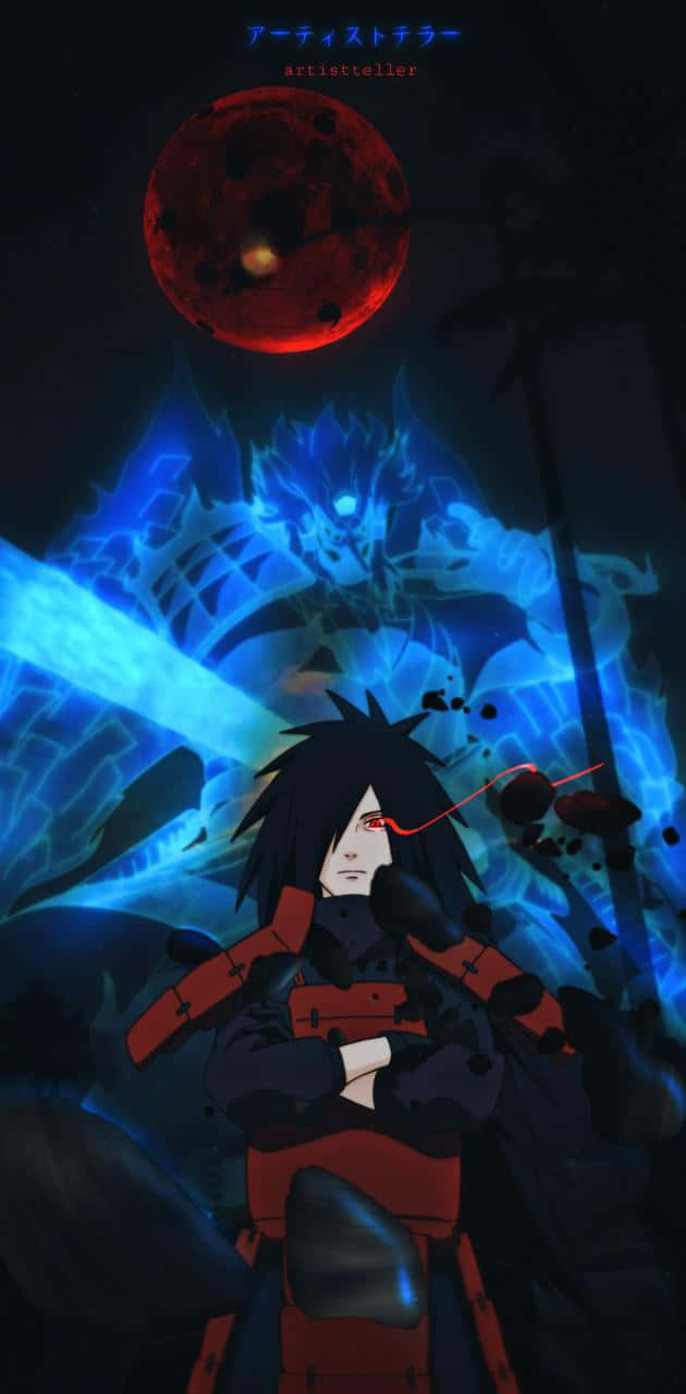 Madara Uchiha unleashes his powerful technique at the Valley of the End Wallpaper