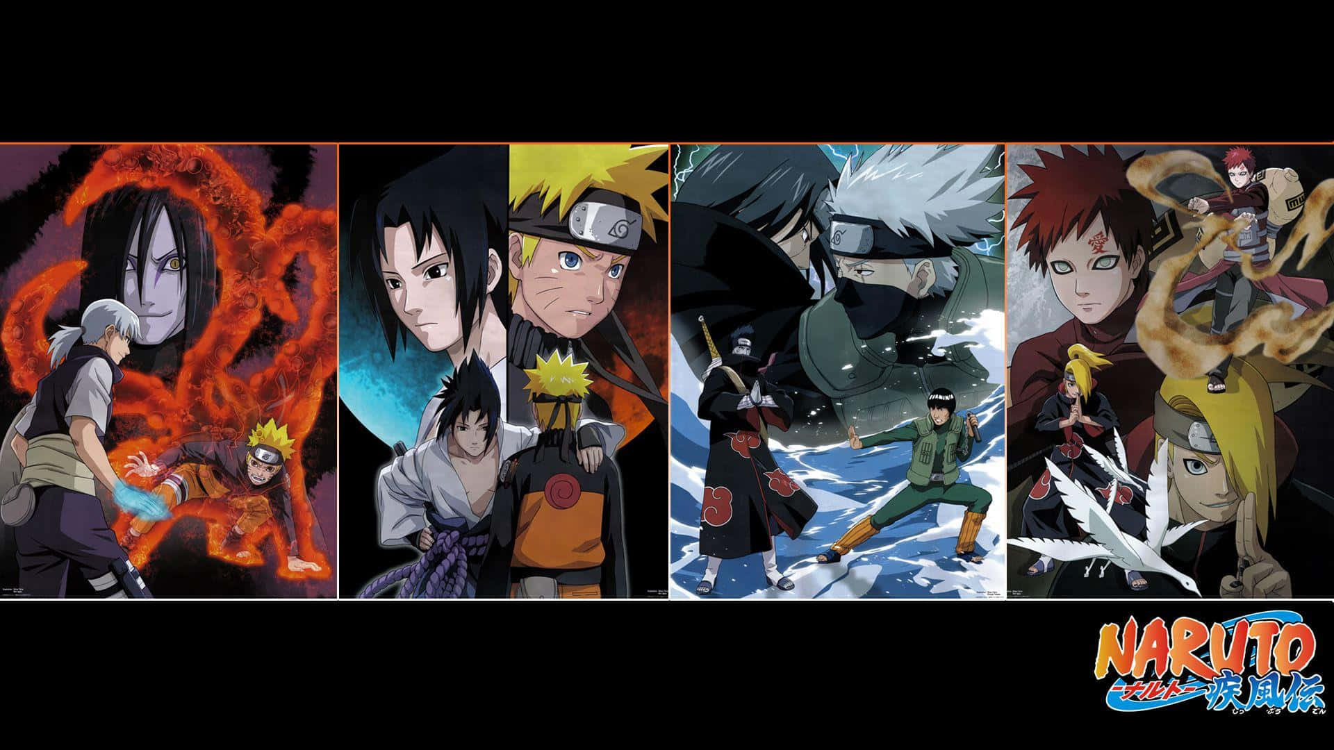 Lämpligbild: Naruto - En Klassisk Manga. Wallpaper