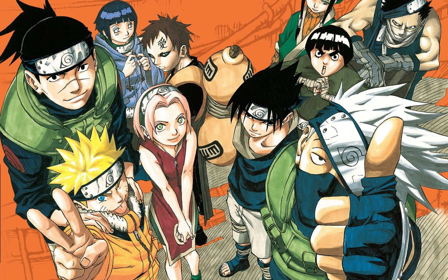 Naruto Manga Anime Characters Konoha Ninjas Wallpaper