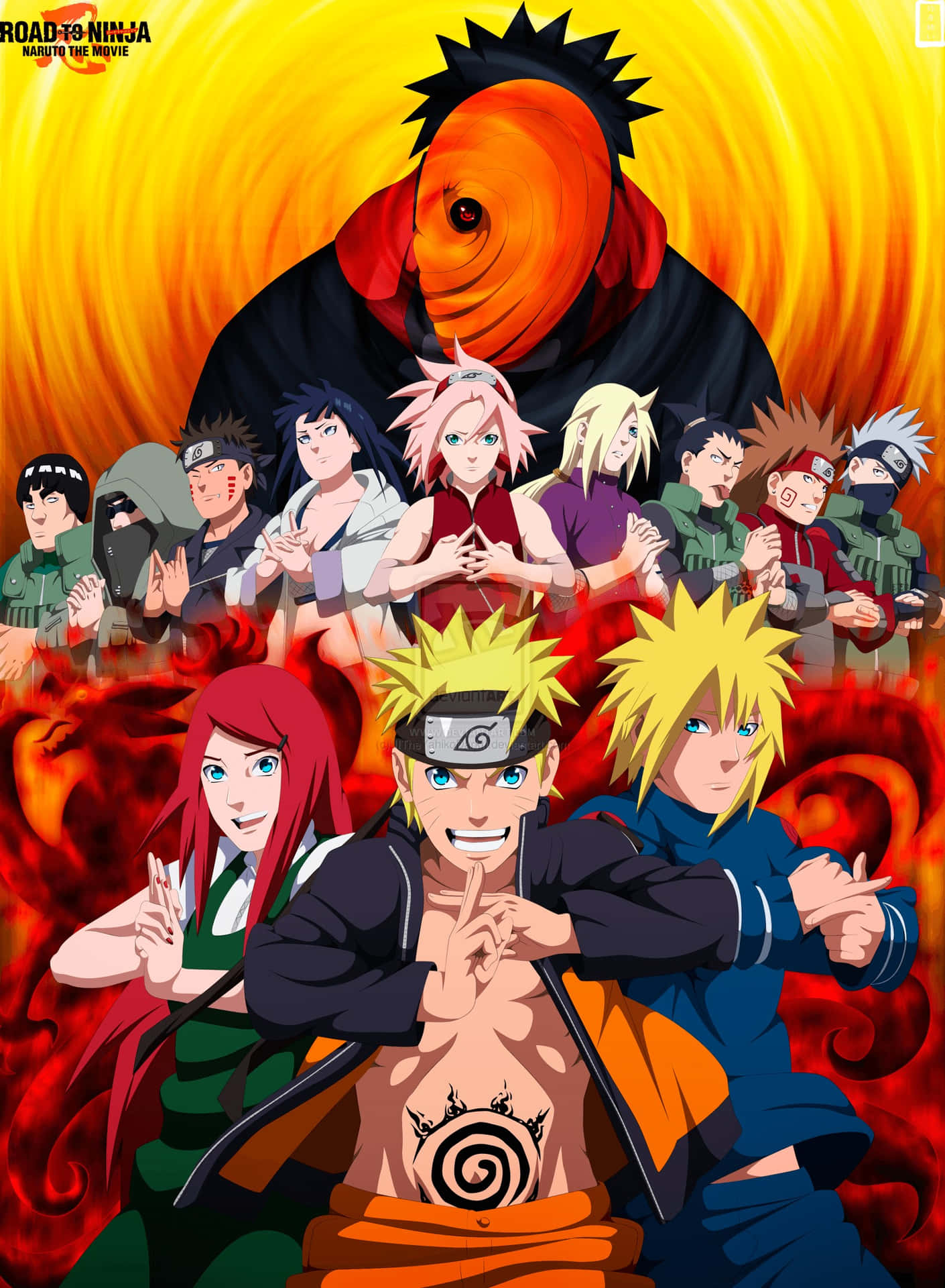 Naruto Shippuden Film Väg Till Ninja Manga Wallpaper