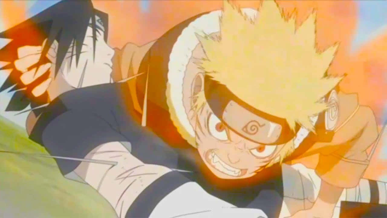 Orochimarudesencadeou A Nove Caudas Para Lutar Contra Naruto. Papel de Parede