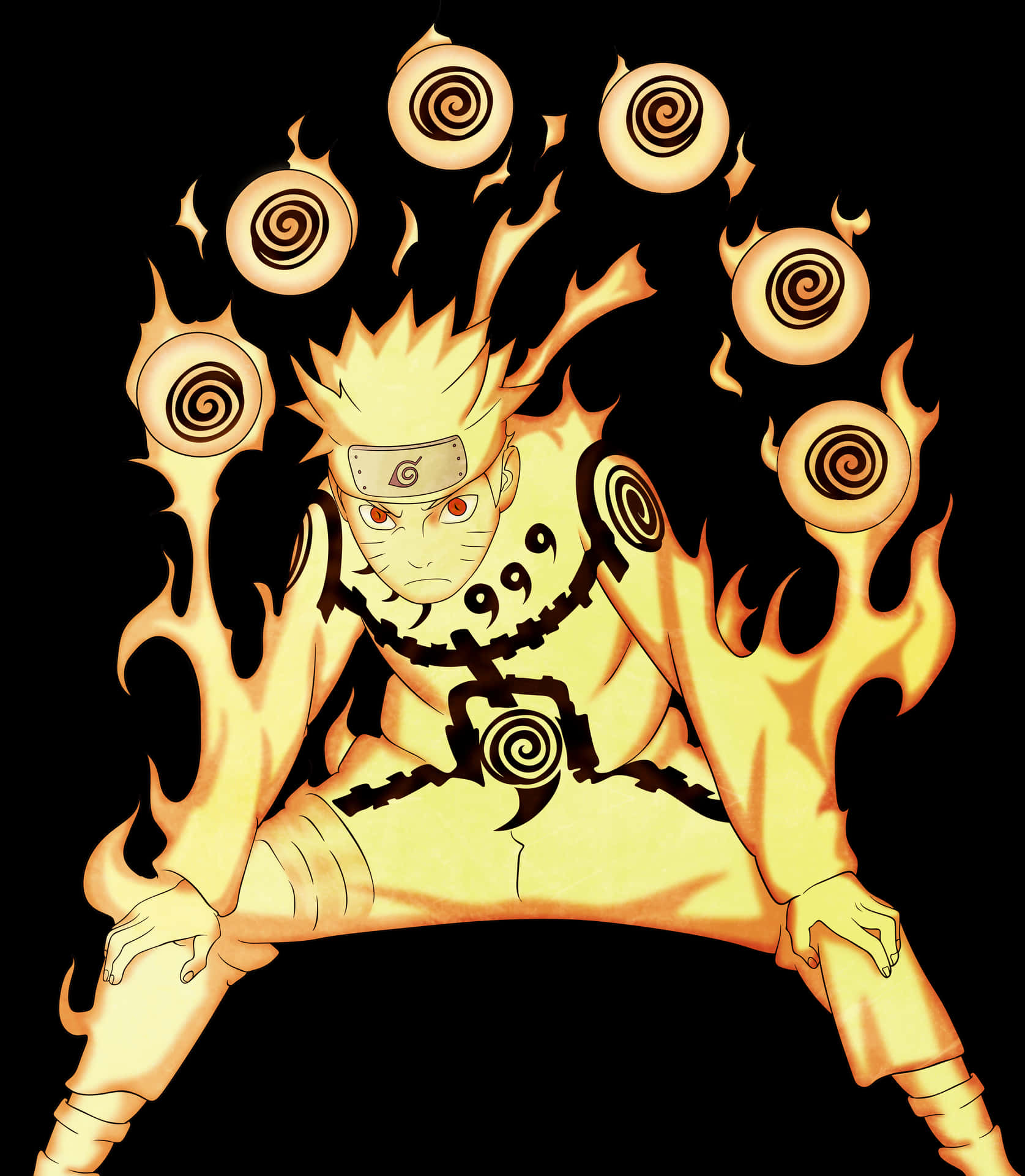 Image  Naruto Nine Tails Unleashed Wallpaper
