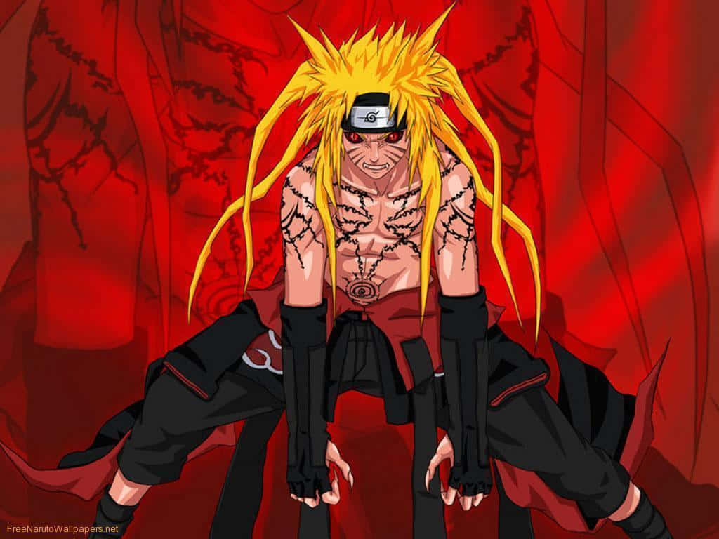 Naruto Nine Tails With Long Hair Wallpaper