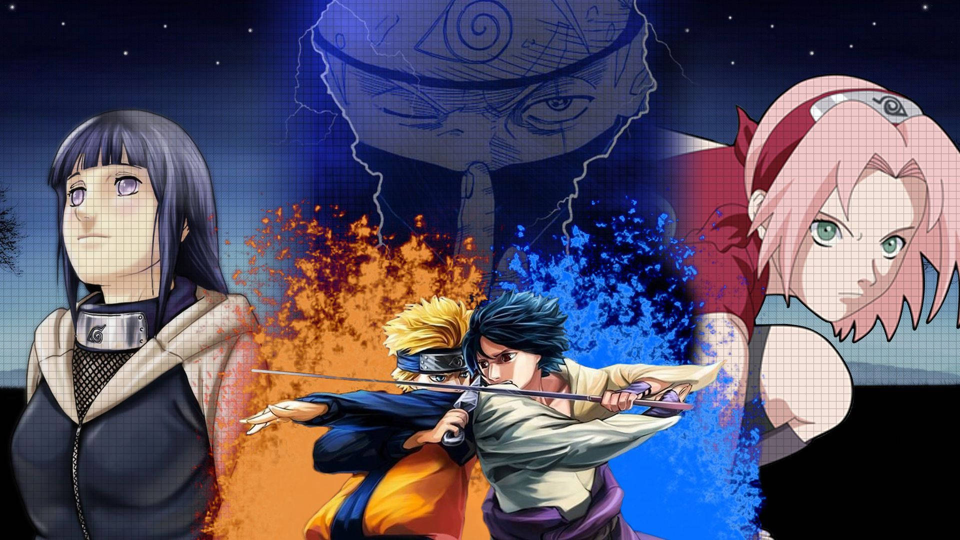 Naruto Och Hinata Fanart Wallpaper