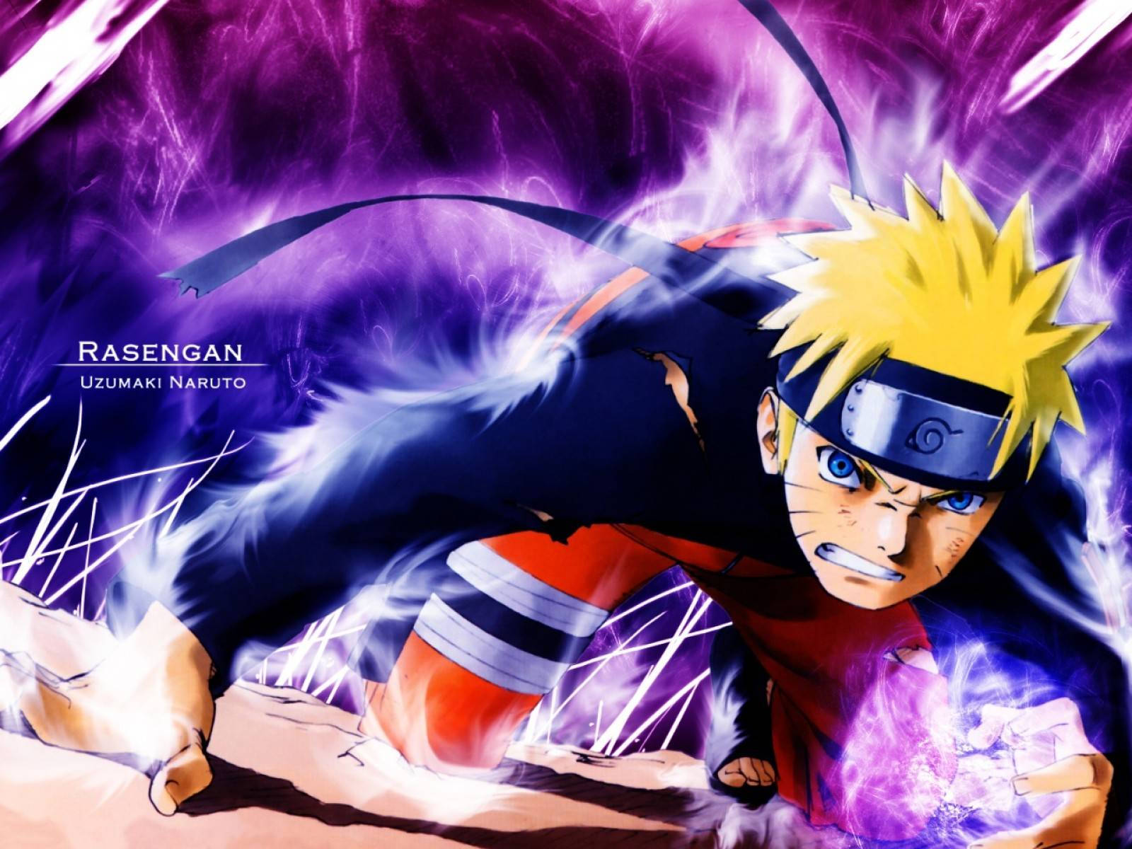 Naruto On All Fours Ready For Rasengan Wallpaper