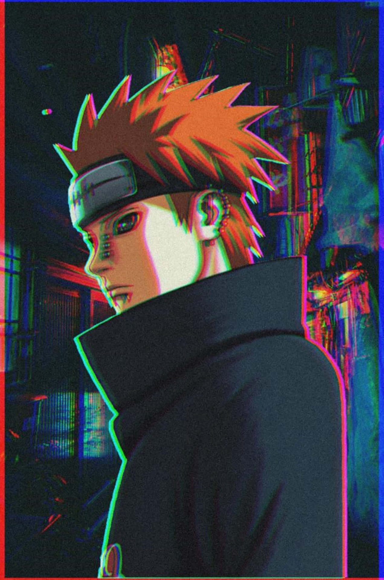 Retro Naruto Pain 4k Wallpaper
