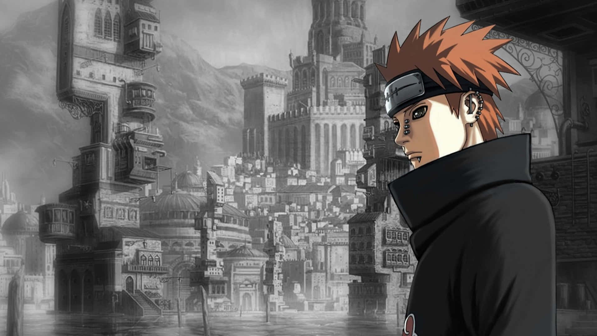 Pain's deadly techniques wrecks havoc in Naruto 4K Wallpaper