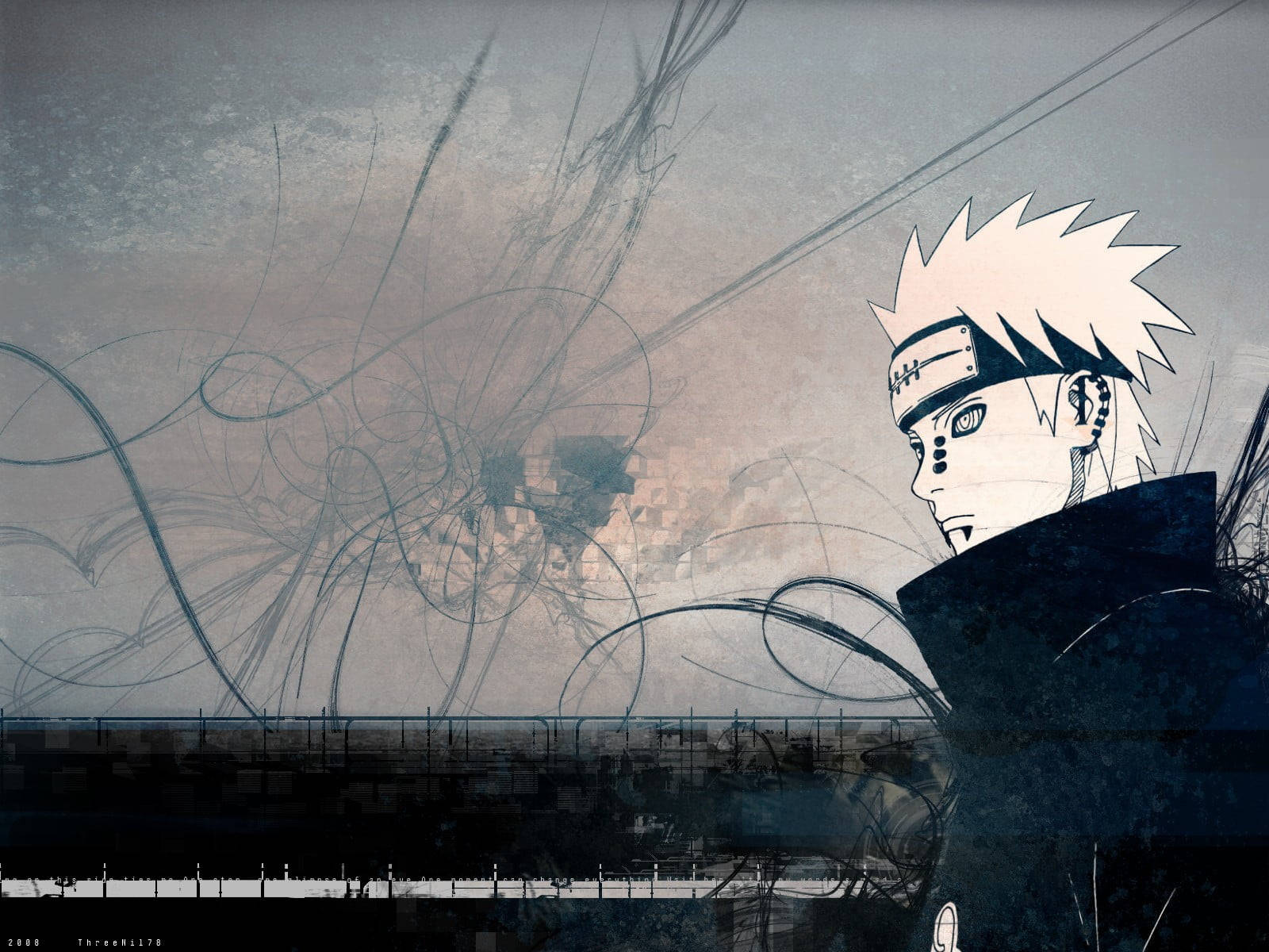 Naruto Pain Caricature Background