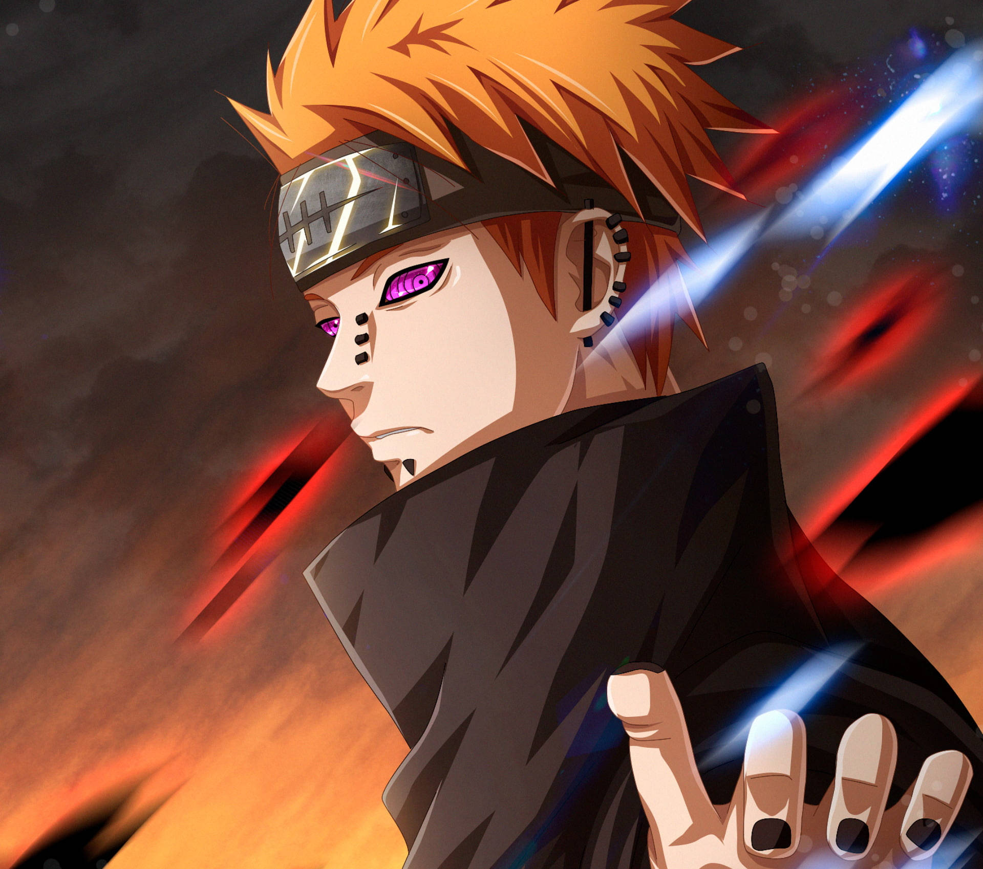 Naruto Pain In Side View Wallpaper