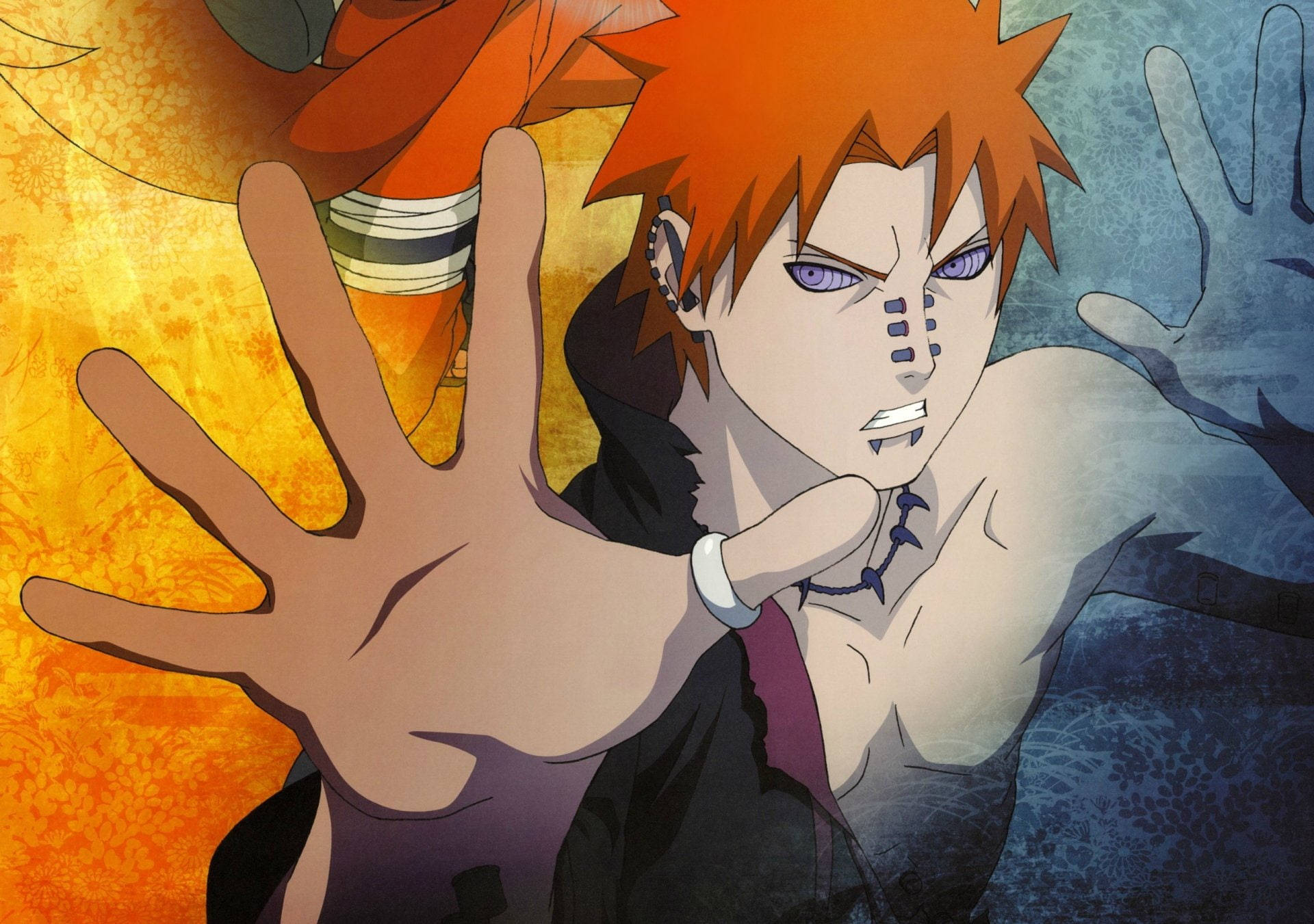 Dolore Naruto Alzando Lo Sguardo Sfondo