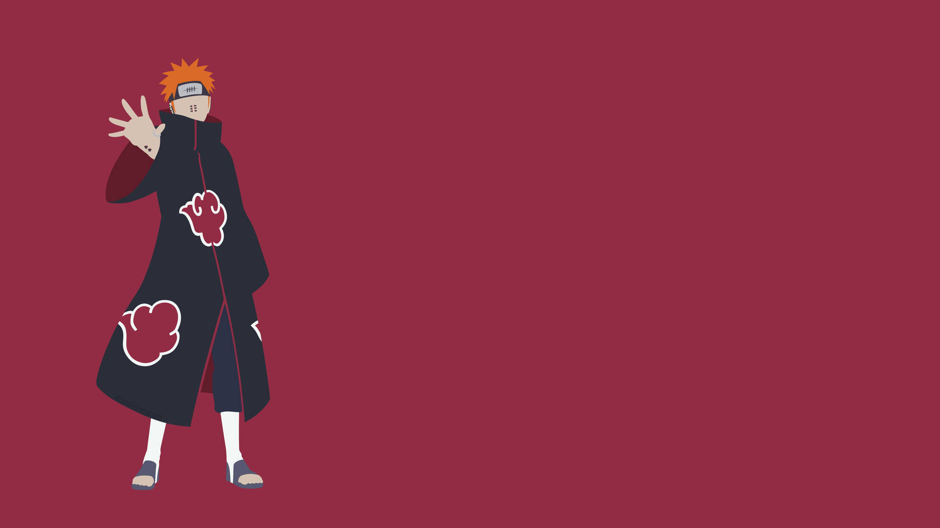 Naruto Pain Portrait Background