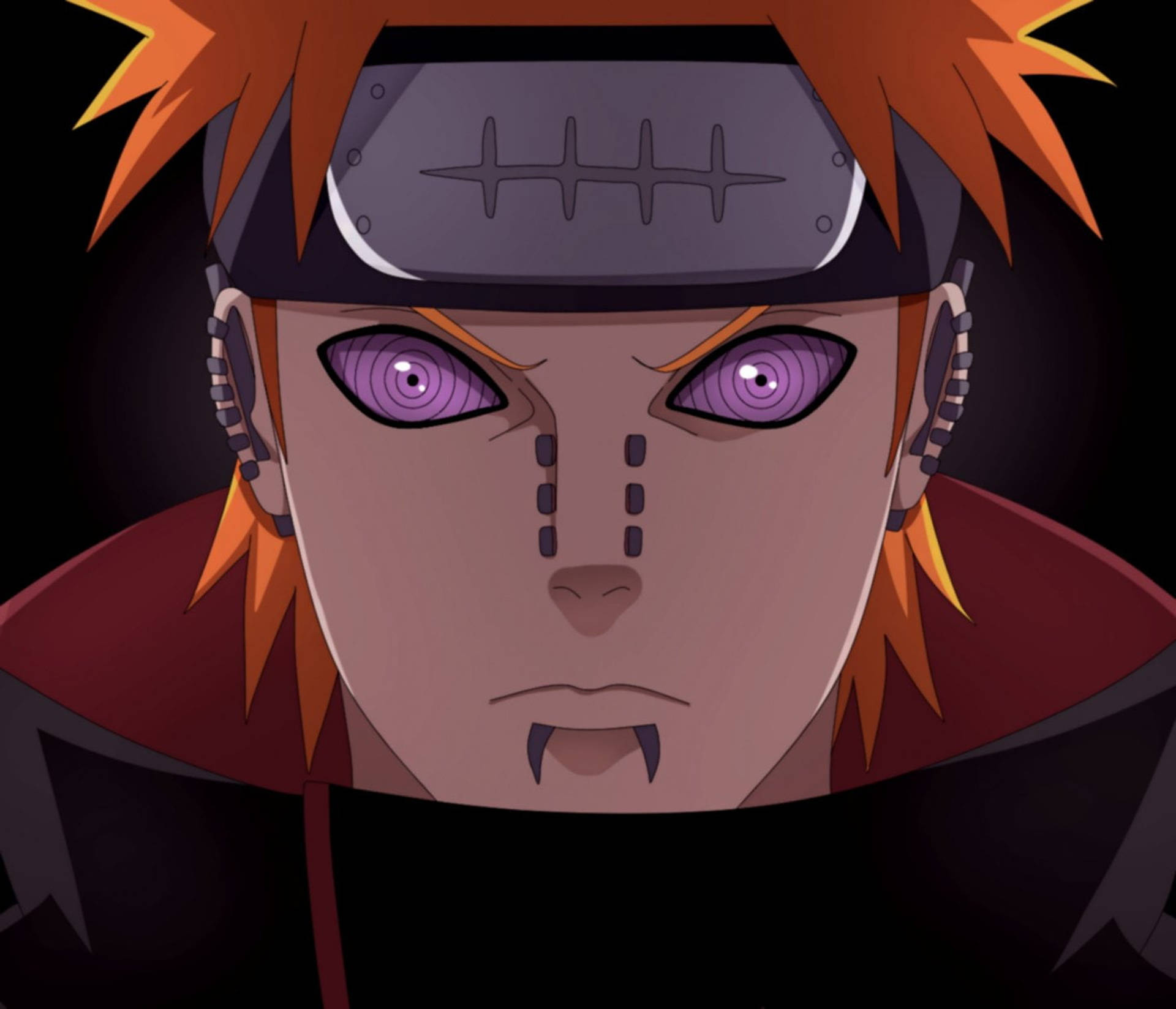 Naruto Pain With Glowing Eyes Background