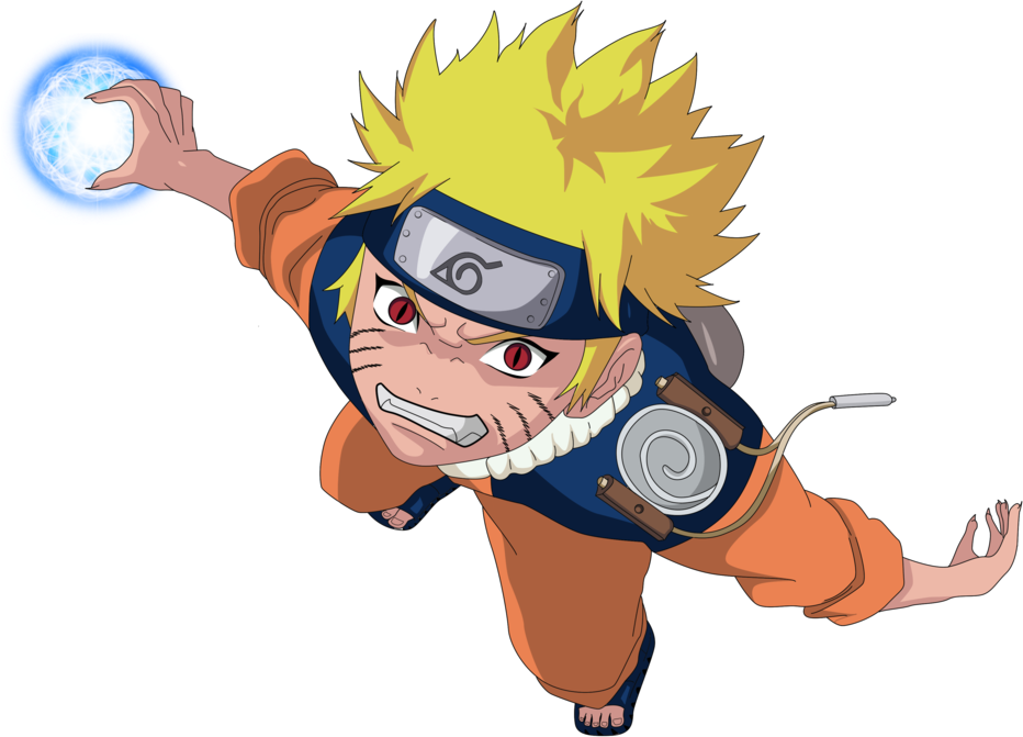 Download Naruto Performing Rasengan | Wallpapers.com