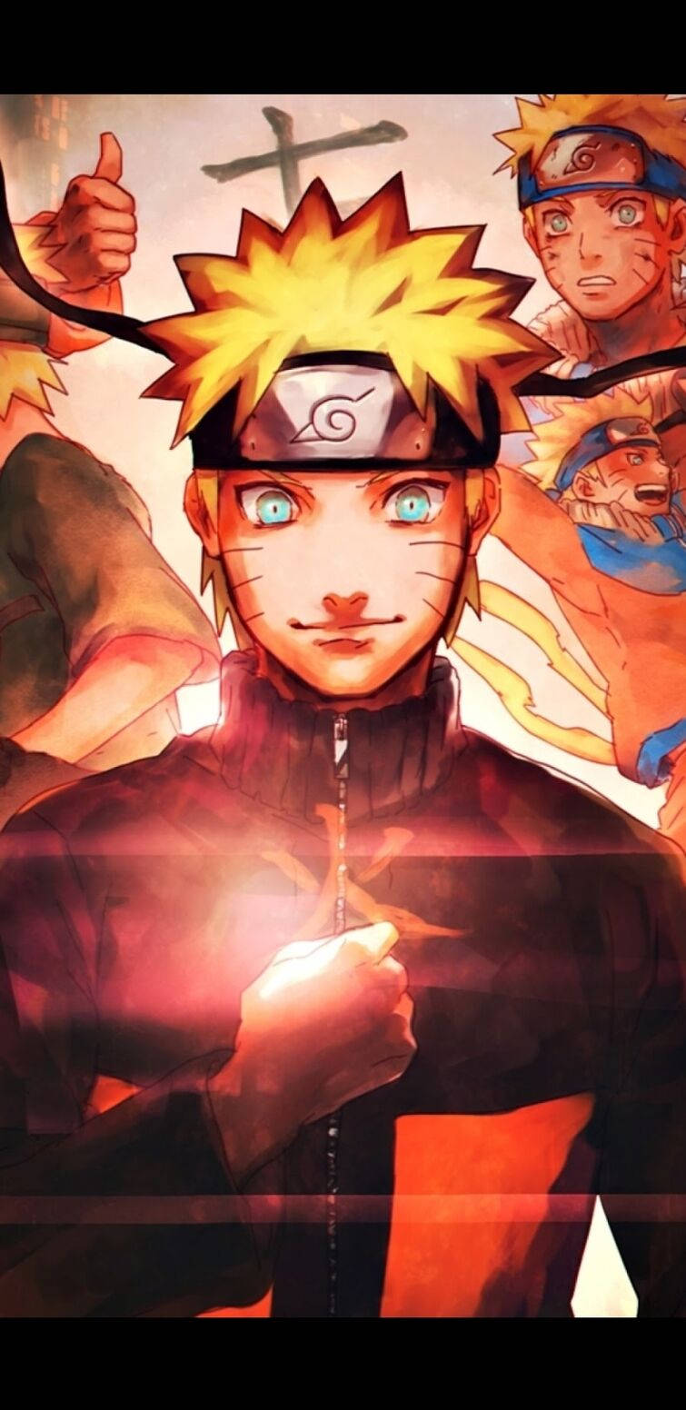 Naruto Pfp With Red Glow Background
