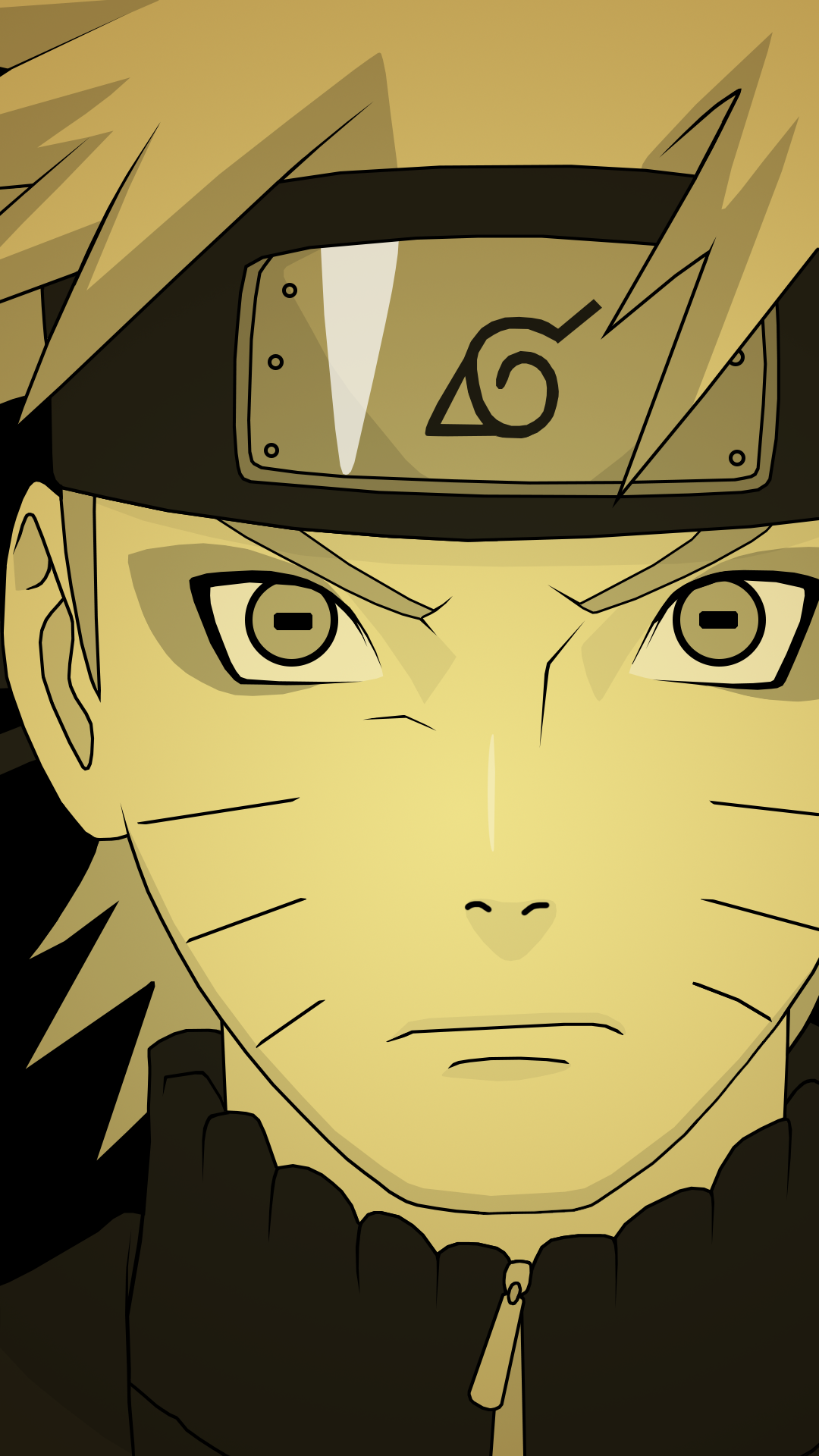 Caption: Intense Eyes of Uzumaki Naruto