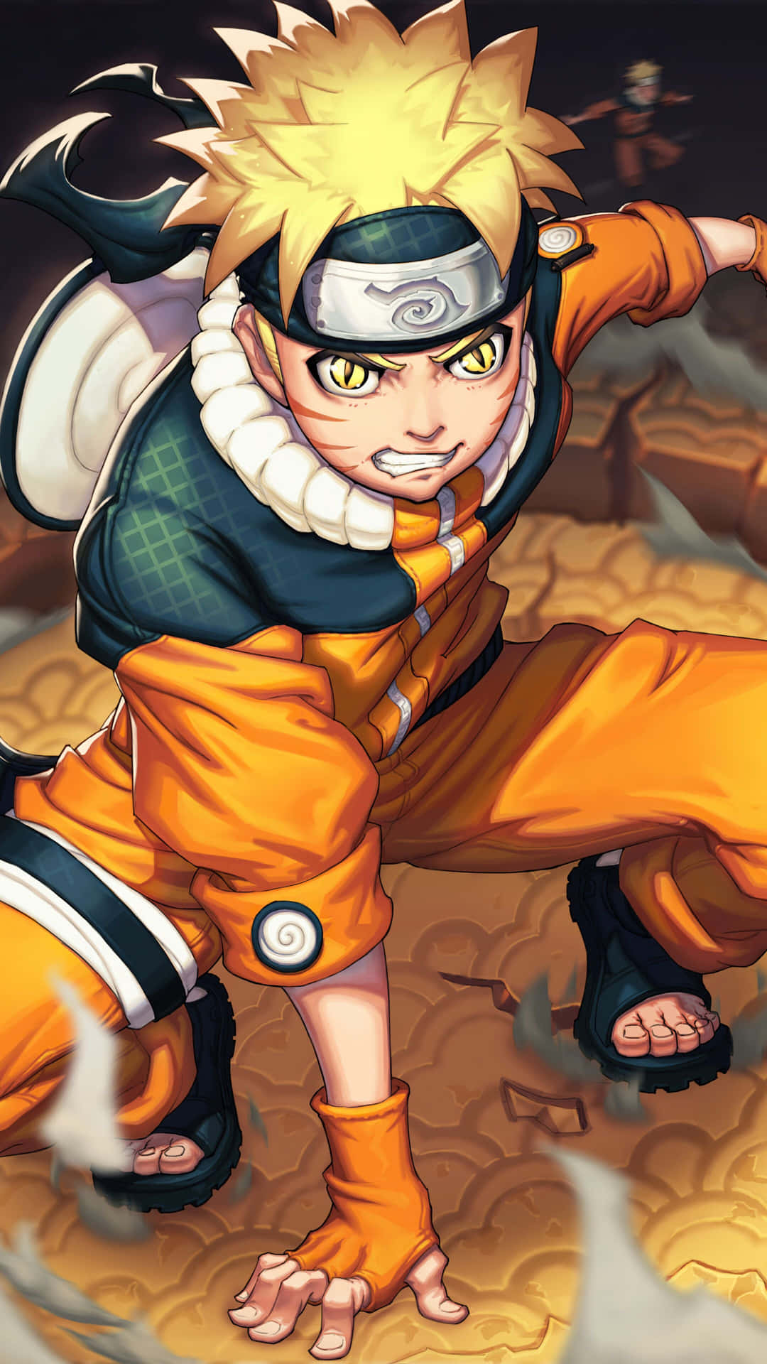 Bold and fierce - Naruto unleashes the power of the Nine-Tails Beast within him