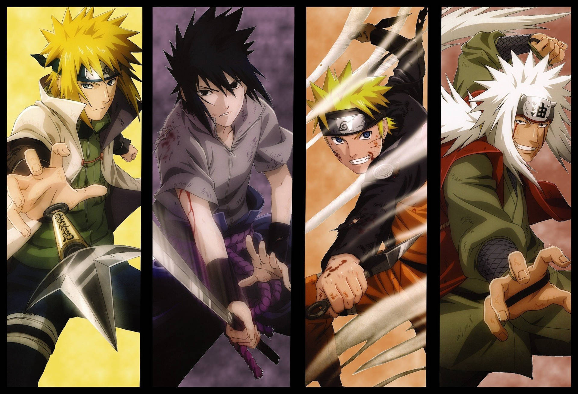 Naruto Poster And Other Ninjas Wallpaper