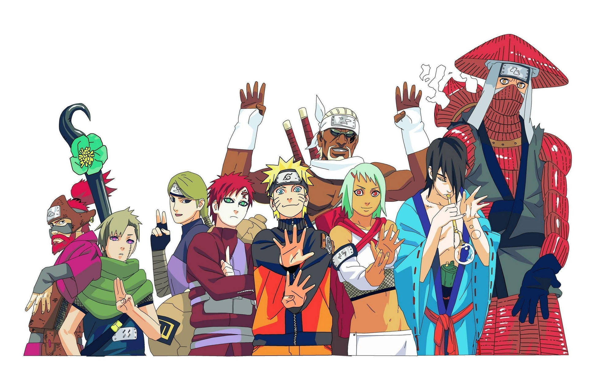 Naruto Plakat Jinchuriki Wallpaper