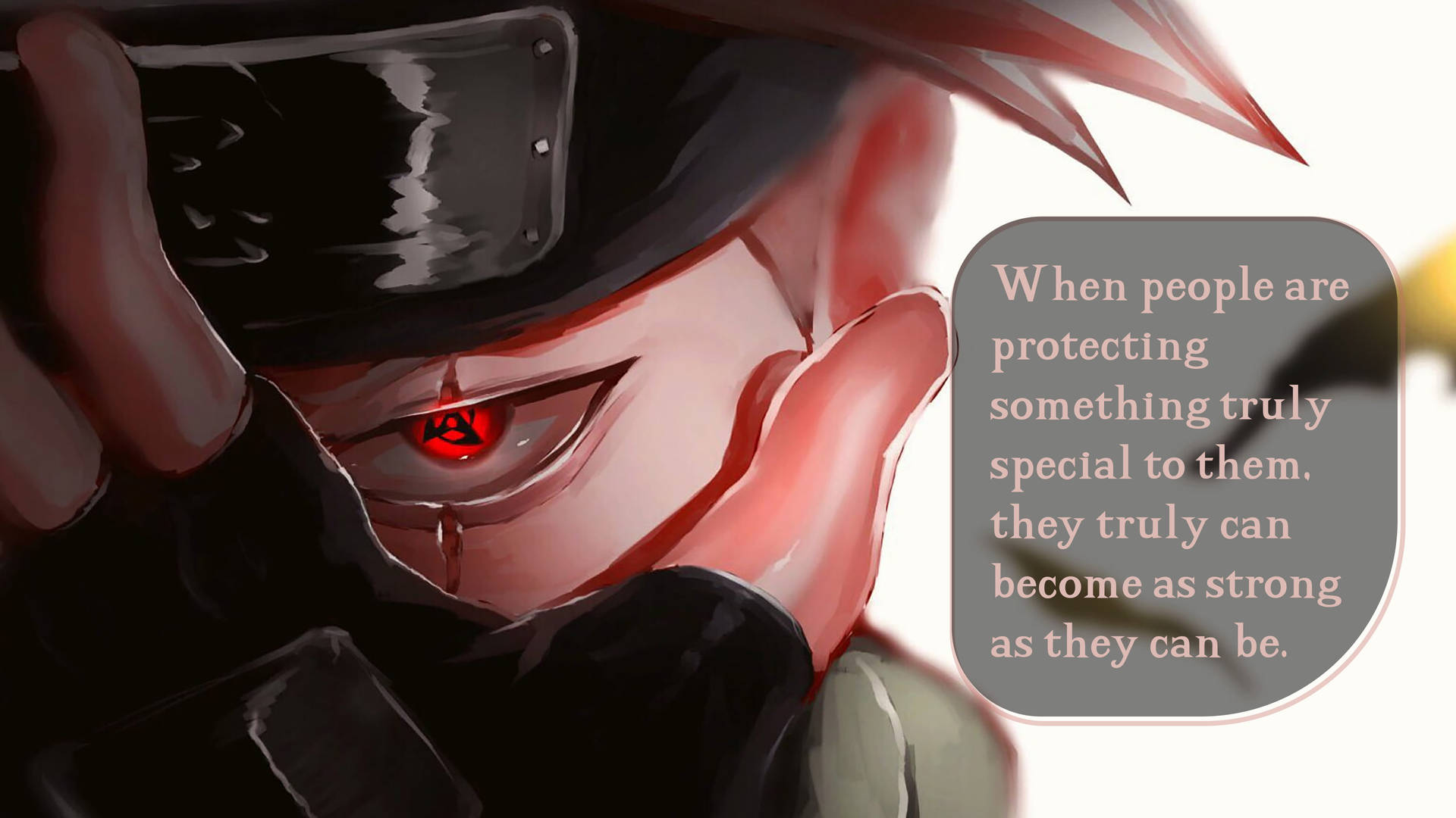 Download Naruto Quotes From Kakashi Wallpaper 