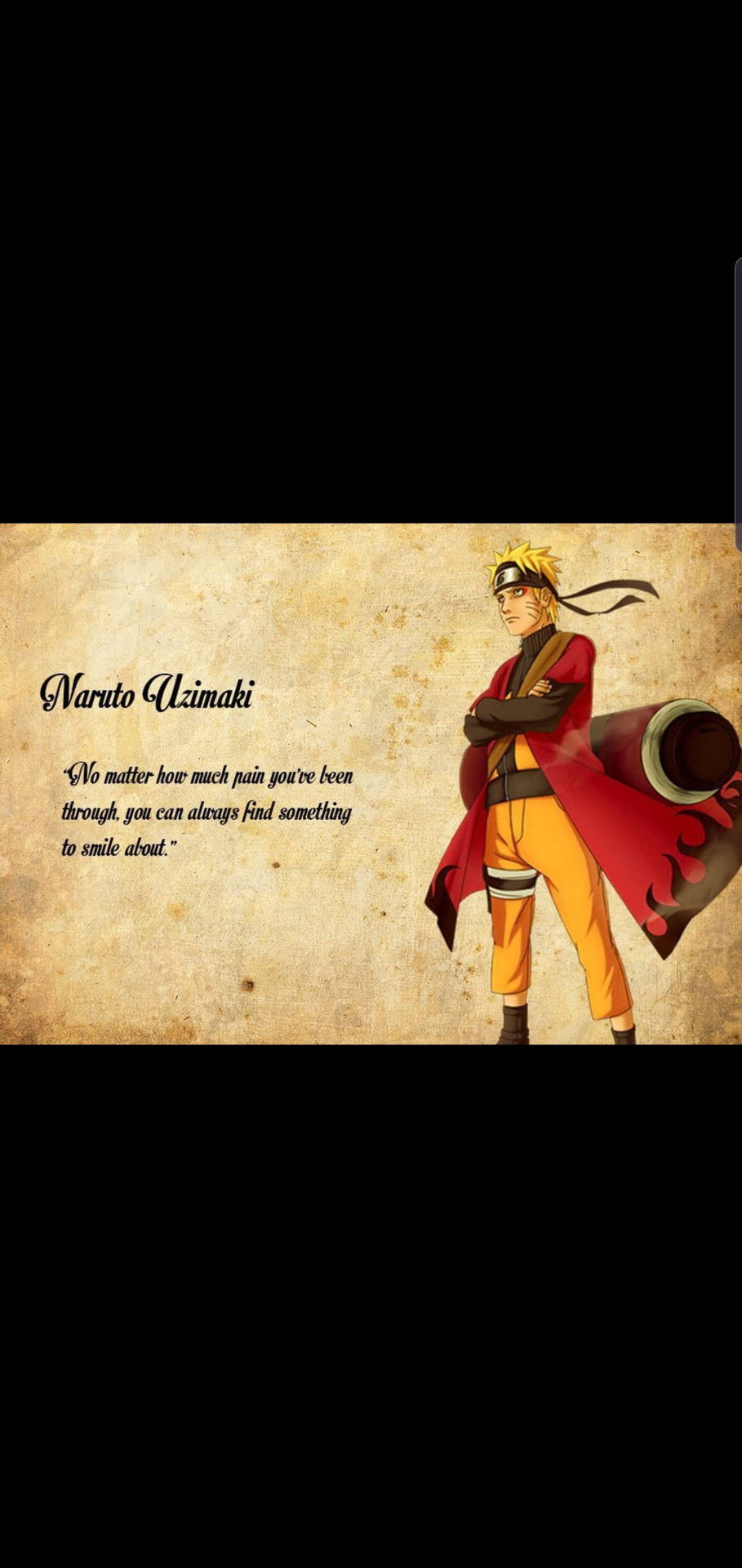 Frasesde Naruto Sonríe Fondo de pantalla
